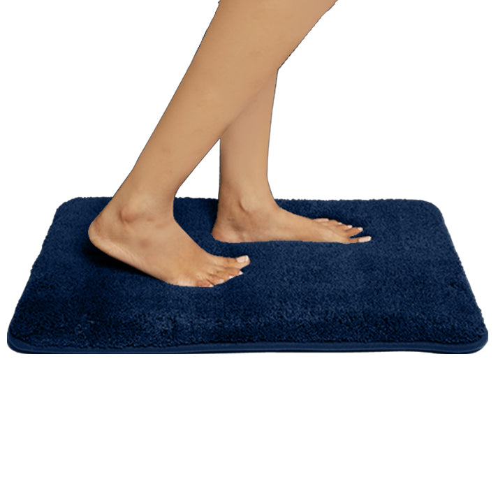 HOUSSE Anti Skid Ultra Absorbent Fluffy High Pile Plush Bathmat
