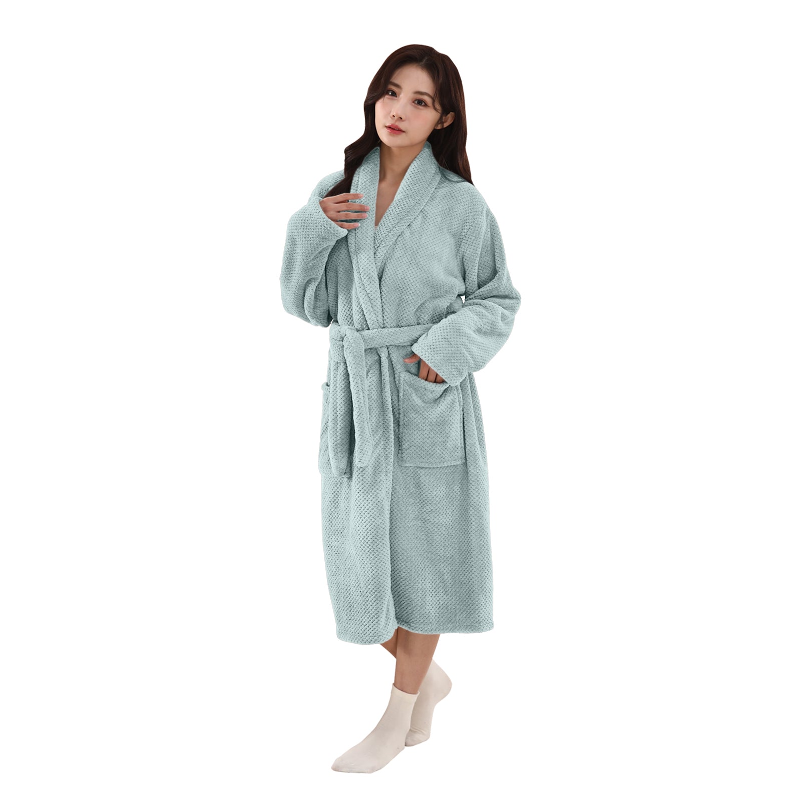 HOUSSE Premium Waffle Bathrobe | Highly Absorbent & Soft Comfort Robe