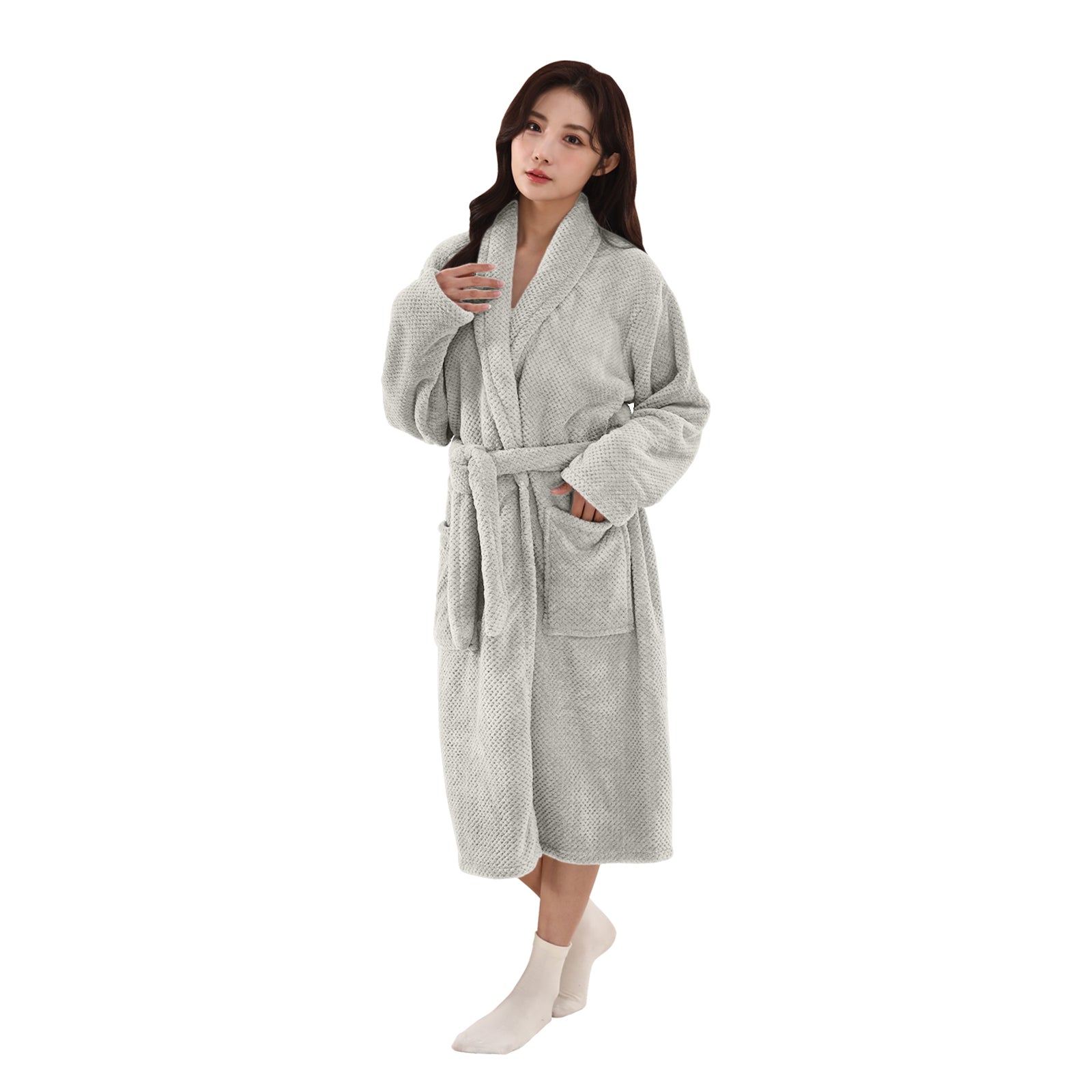 HOUSSE Premium Waffle Bathrobe | Highly Absorbent & Soft Comfort Robe