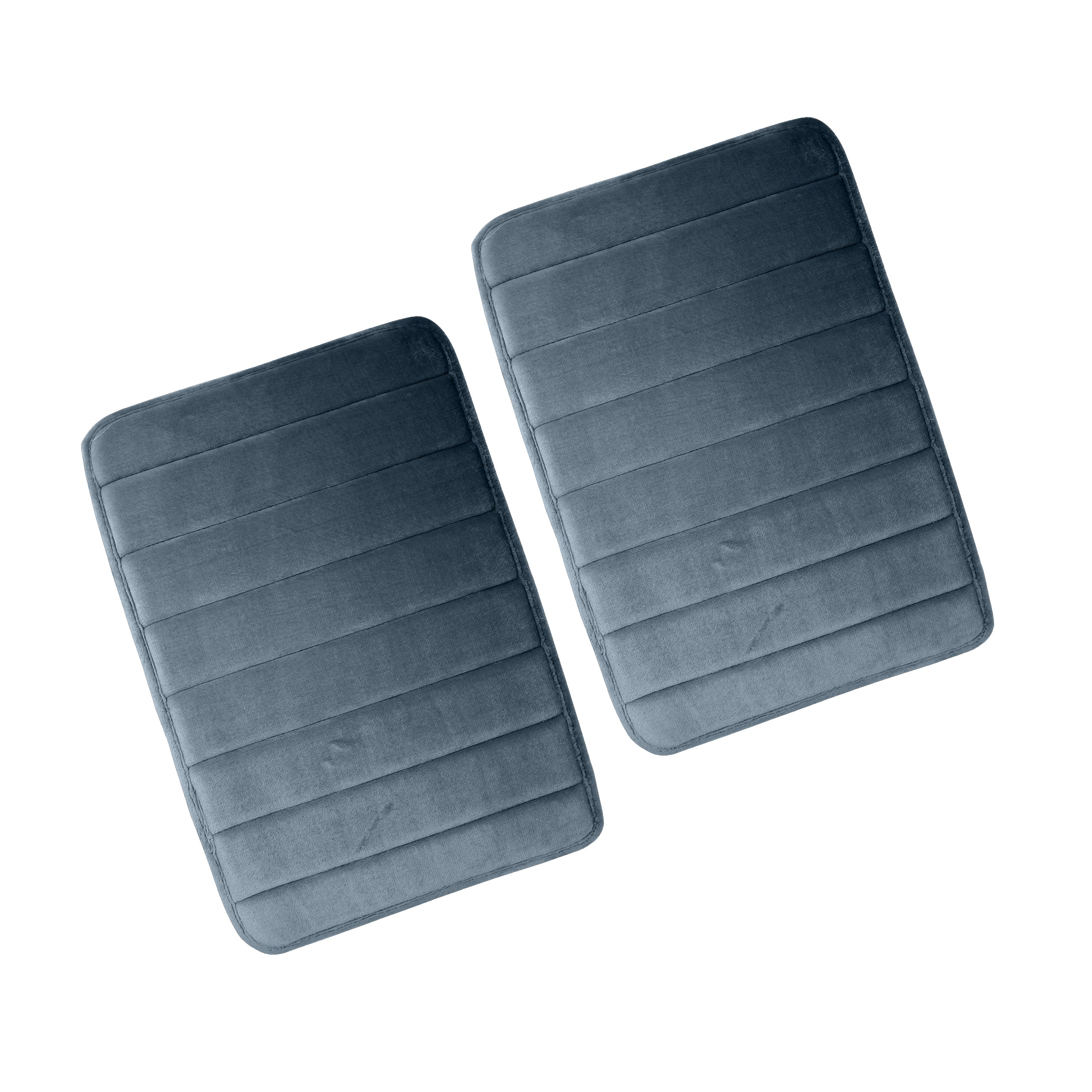 HOUSSE Minimalist Solid Color Bath Mat with Extra Cushioning