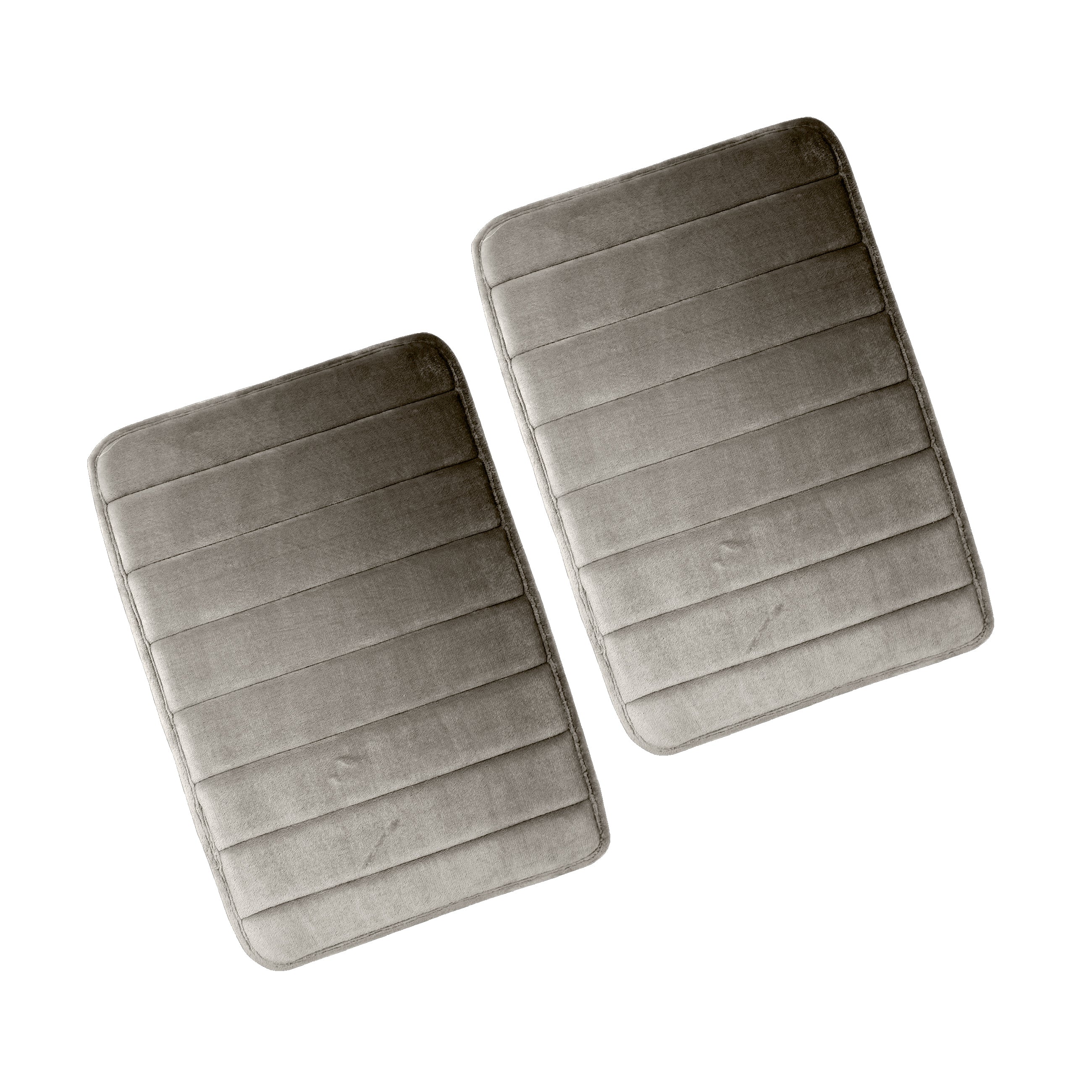 HOUSSE Minimalist Solid Color Bath Mat with Extra Cushioning