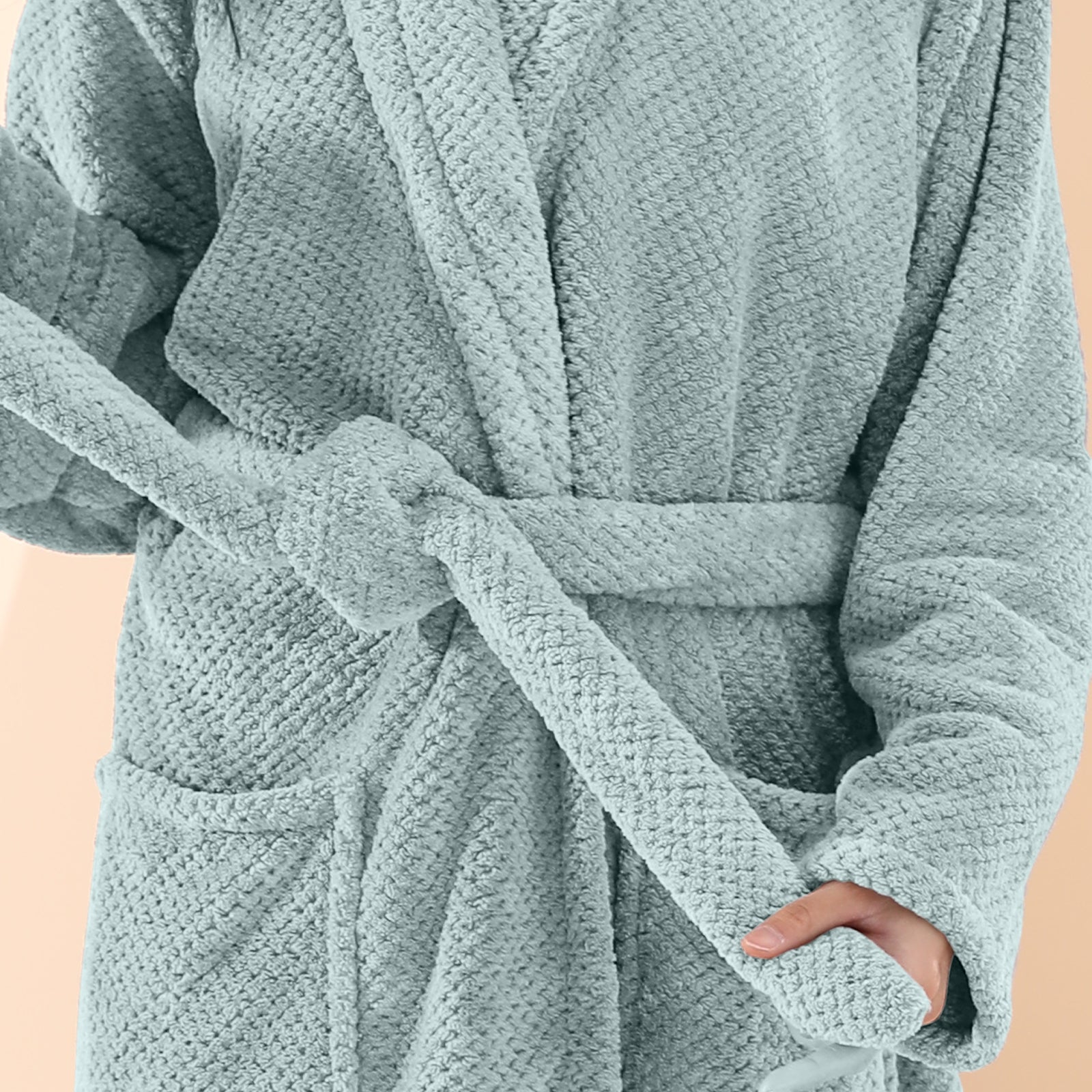 HOUSSE Premium Waffle Bathrobe | Highly Absorbent & Soft Comfort Robe