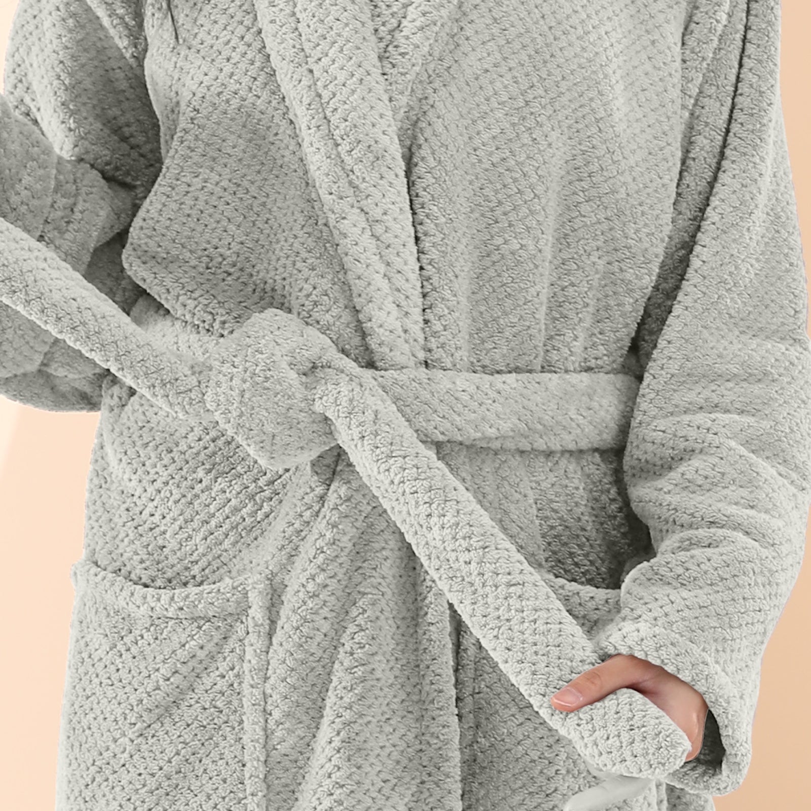 HOUSSE Premium Waffle Bathrobe | Highly Absorbent & Soft Comfort Robe