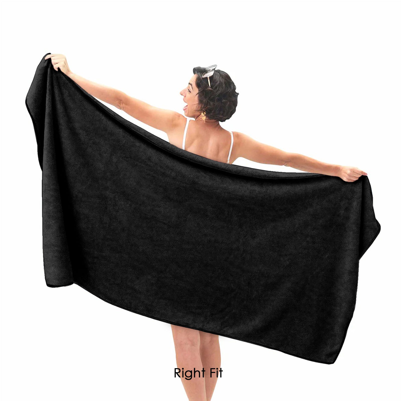 HOUSSE Premium Microfiber Bath Towel - Extra Large 75x150cm Quick Dry Towels for Women Men & Kids | Super Soft Plush 550 GSM | Ultra Absorbent for Home Swimming Sports & Travel