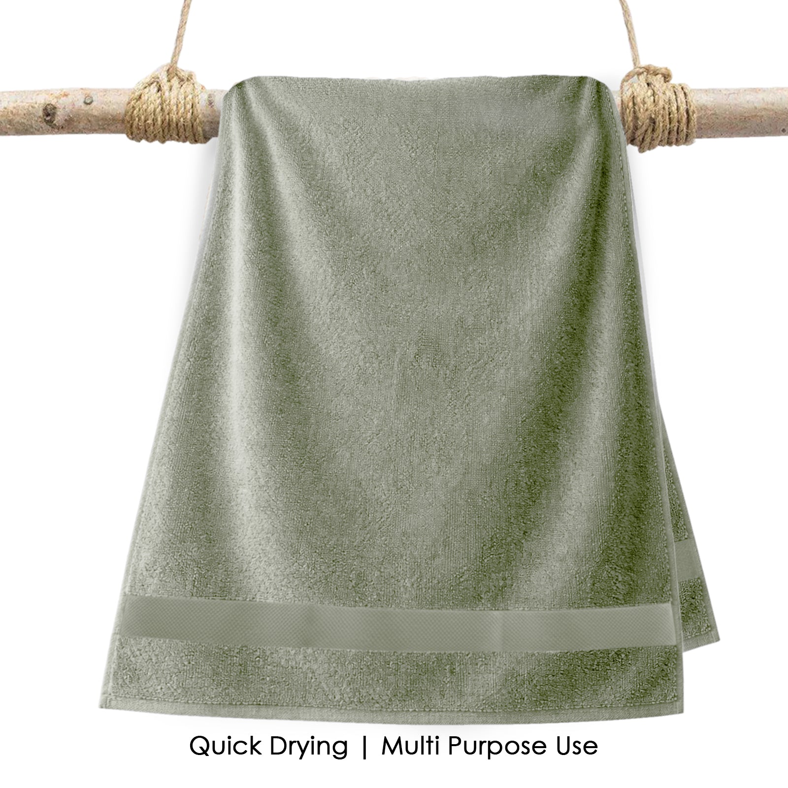 HOUSSE Alvora Cotton Bath Towels |Large Size (75 cms x 150 cms) - Quick Absorption &Faster Drying Bath Towel | 450 GSM | Cotton Towel for Men/Women | Urban Comfort