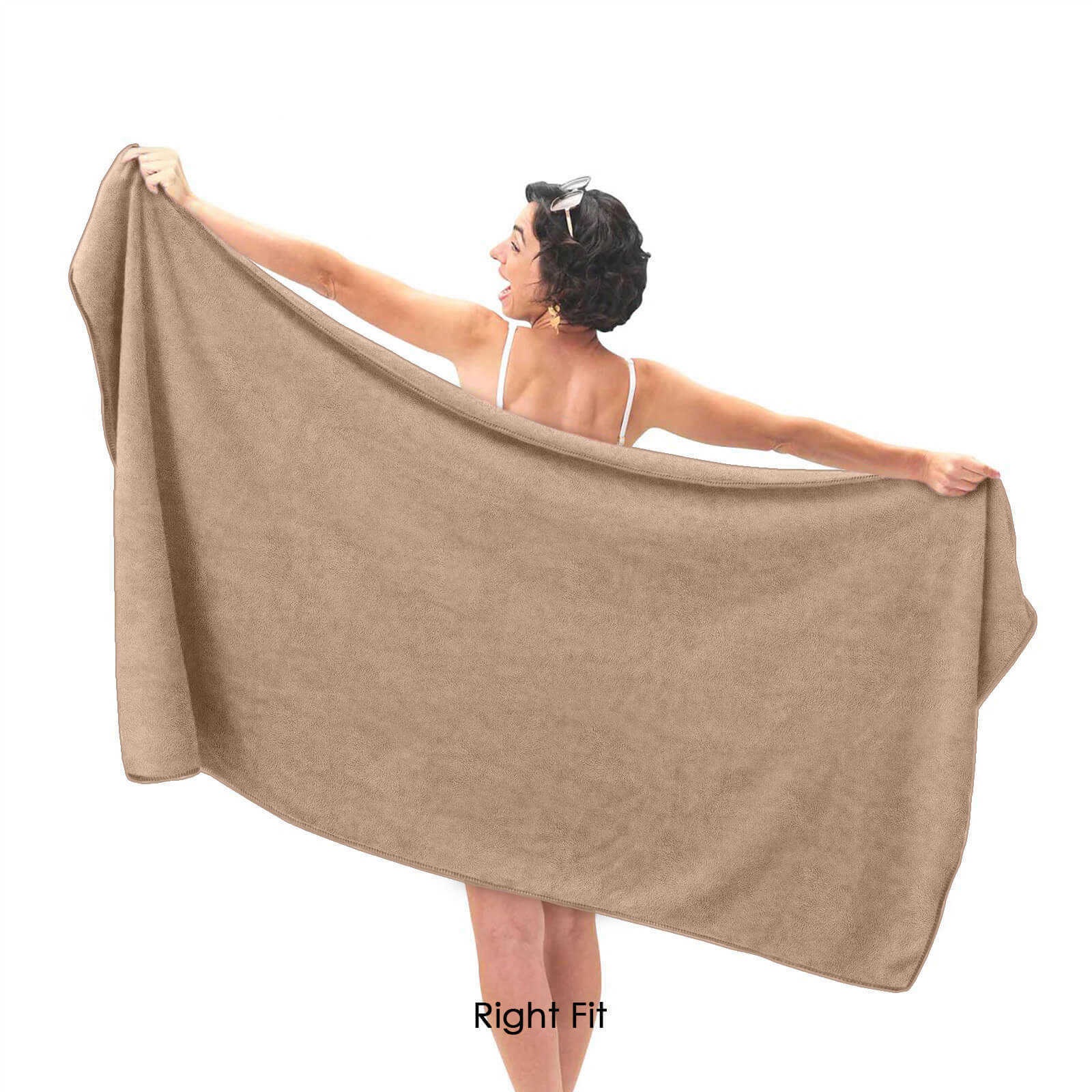 HOUSSE Premium Microfiber Bath Towel - Extra Large 75x150cm Quick Dry Towels for Women Men & Kids | Super Soft Plush 550 GSM | Ultra Absorbent for Home Swimming Sports & Travel