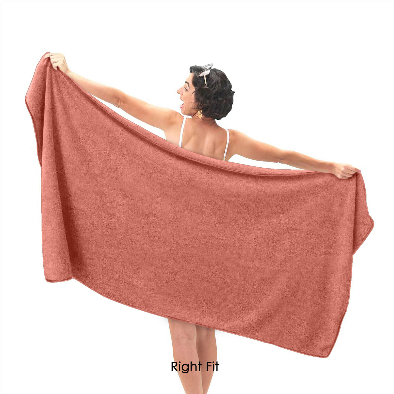 HOUSSE Premium Microfiber Bath Towel - Extra Large 75x150cm Quick Dry Towels for Women Men & Kids | Super Soft Plush 550 GSM | Ultra Absorbent for Home Swimming Sports & Travel