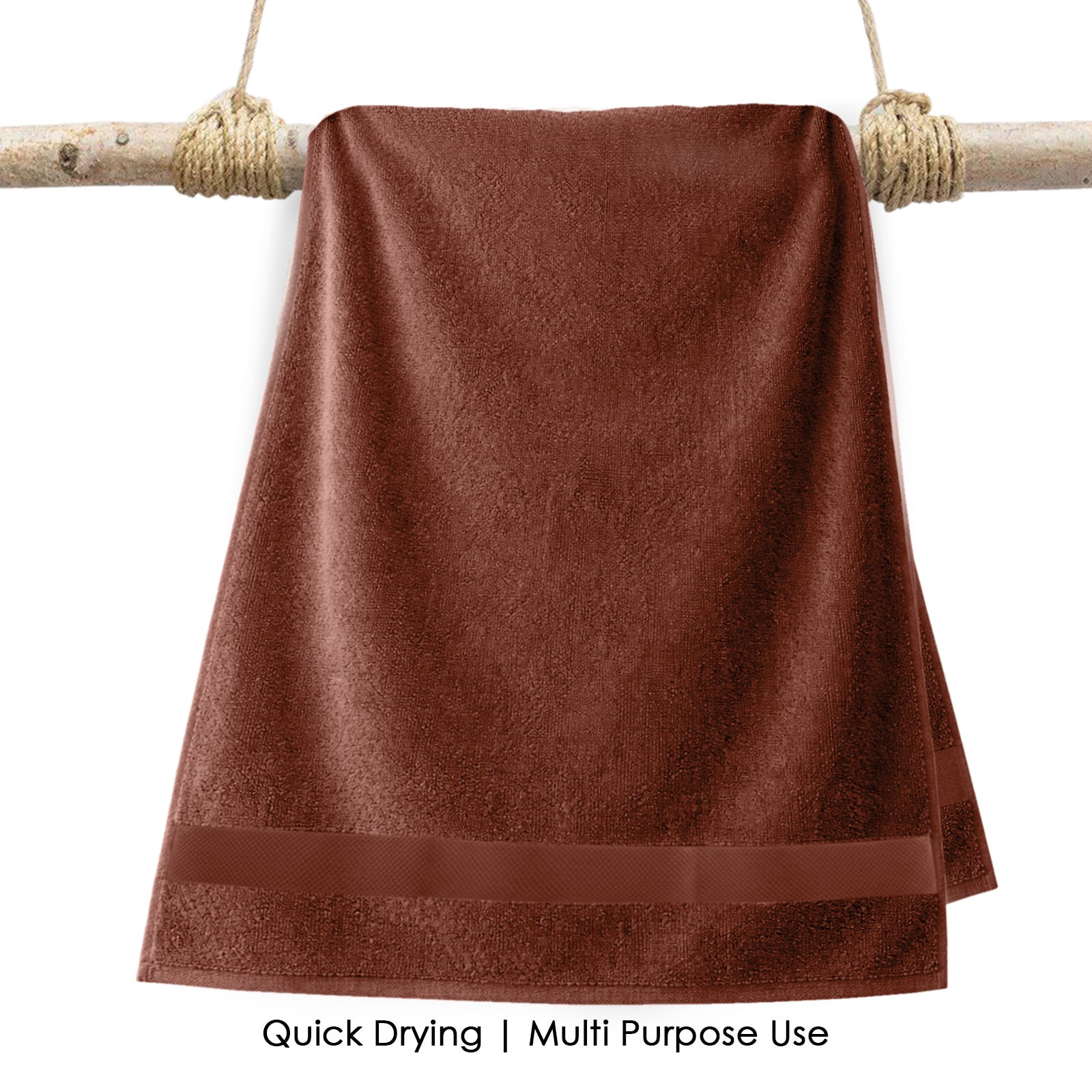 HOUSSE Alvora Cotton Bath Towels |Large Size (75 cms x 150 cms) - Quick Absorption &Faster Drying Bath Towel | 450 GSM | Cotton Towel for Men/Women | Urban Comfort
