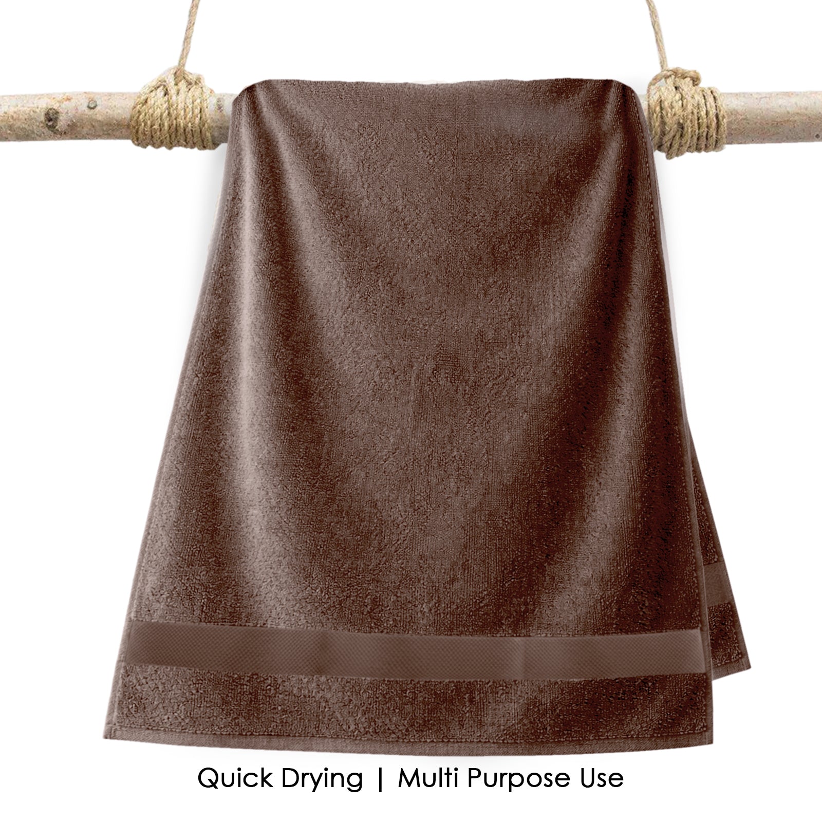 HOUSSE Alvora Cotton Bath Towels |Large Size (75 cms x 150 cms) - Quick Absorption &Faster Drying Bath Towel | 450 GSM | Cotton Towel for Men/Women | Urban Comfort