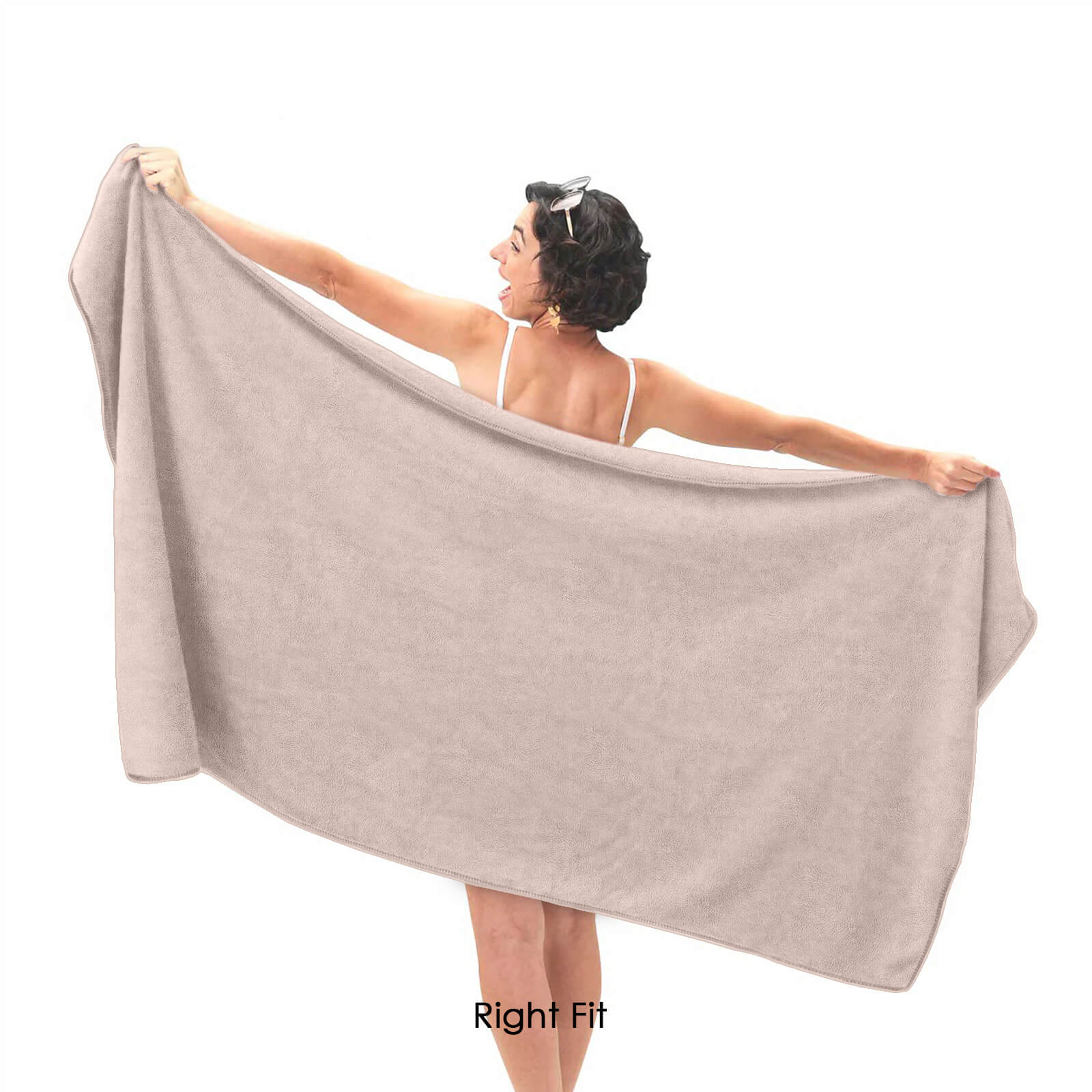 HOUSSE Premium Microfiber Bath Towel - Extra Large 75x150cm Quick Dry Towels for Women Men & Kids | Super Soft Plush 550 GSM | Ultra Absorbent for Home Swimming Sports & Travel