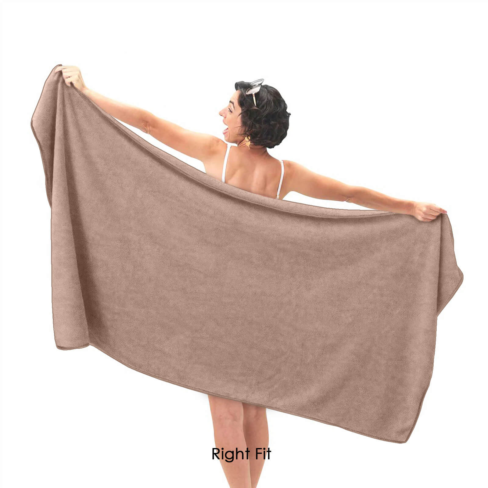 HOUSSE Premium Microfiber Bath Towel - Extra Large 75x150cm Quick Dry Towels for Women Men & Kids | Super Soft Plush 550 GSM | Ultra Absorbent for Home Swimming Sports & Travel