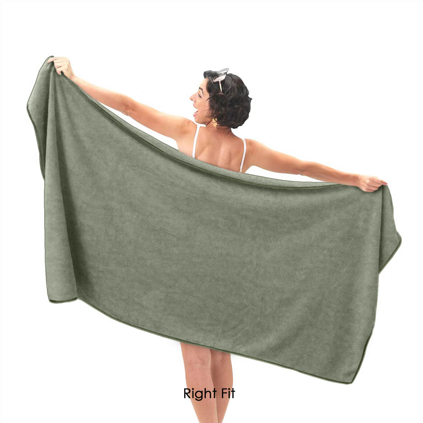 HOUSSE Premium Microfiber Bath Towel - Extra Large 75x150cm Quick Dry Towels for Women Men & Kids | Super Soft Plush 550 GSM | Ultra Absorbent for Home Swimming Sports & Travel