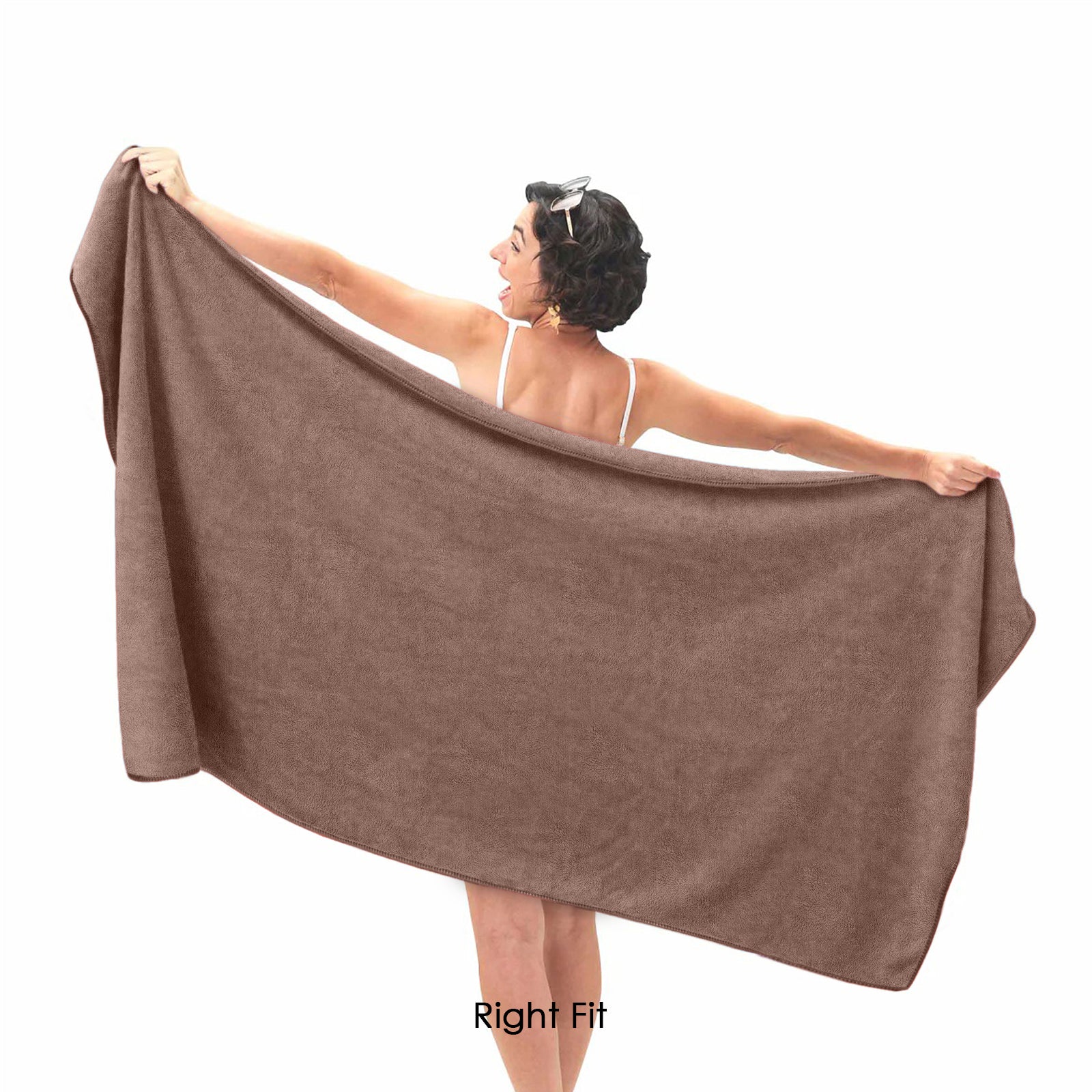 HOUSSE Premium Microfiber Bath Towel - Extra Large 60x120cm Quick Dry Towels for Kids | Super Soft Plush 550 GSM | Ultra Absorbent for Home Swimming Sports Travel