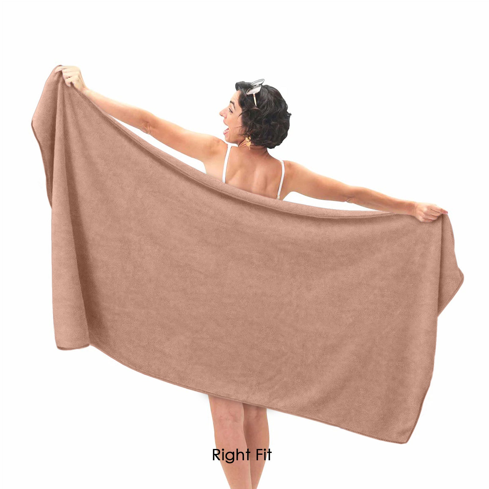 HOUSSE Premium Microfiber Bath Towel - Extra Large 60x120cm Quick Dry Towels for Kids | Super Soft Plush 550 GSM | Ultra Absorbent for Home Swimming Sports Travel