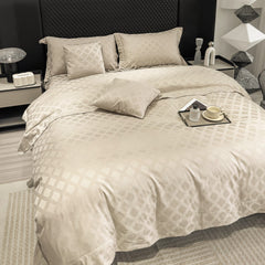 HOUSSE 500 TC Italian Jacquard | Premium Bedding Set | Comfort Modern Designs & Breathable Fabric | Paris Crossroads