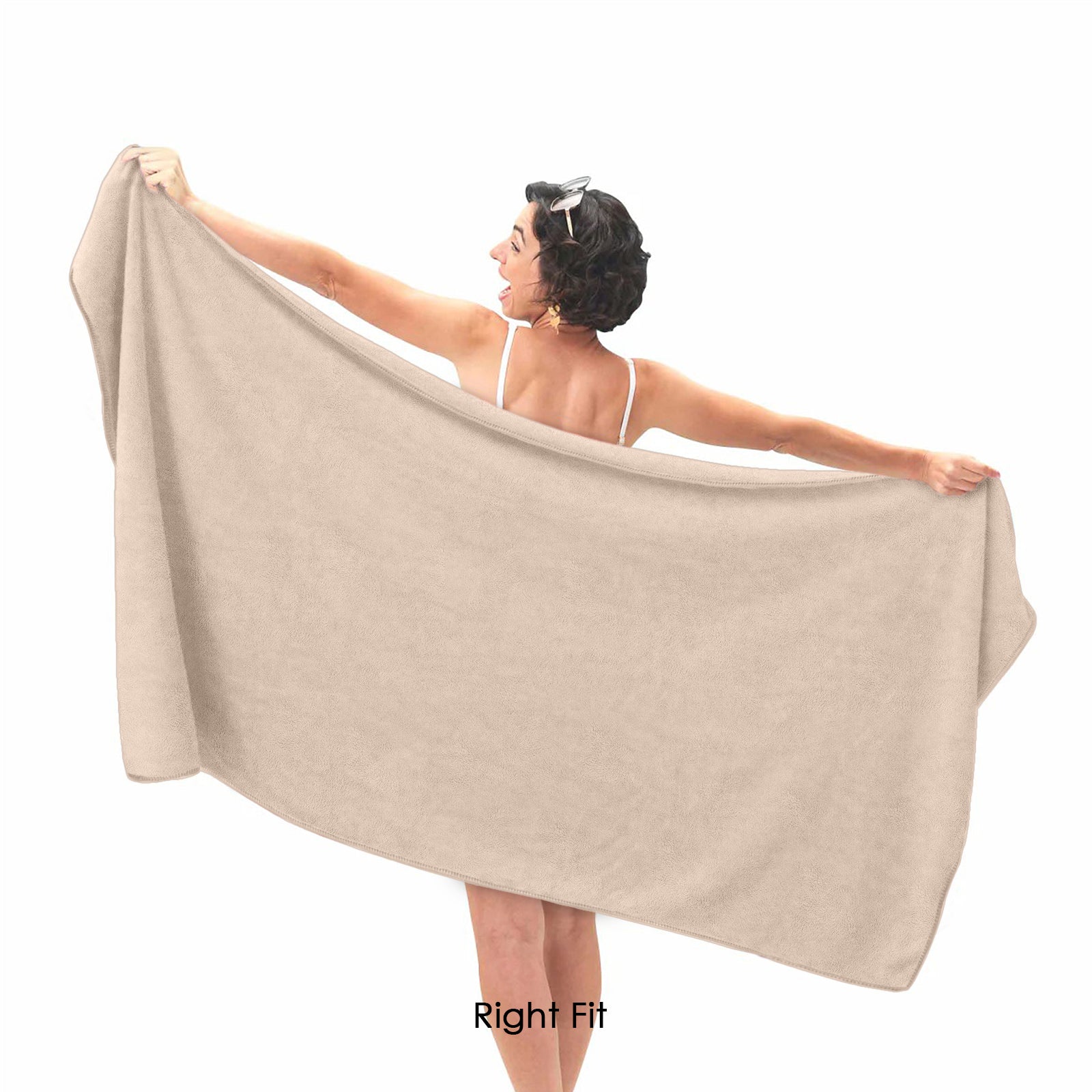 HOUSSE Premium Microfiber Bath Towel - Extra Large 60x120cm Quick Dry Towels for Kids | Super Soft Plush 550 GSM | Ultra Absorbent for Home Swimming Sports Travel