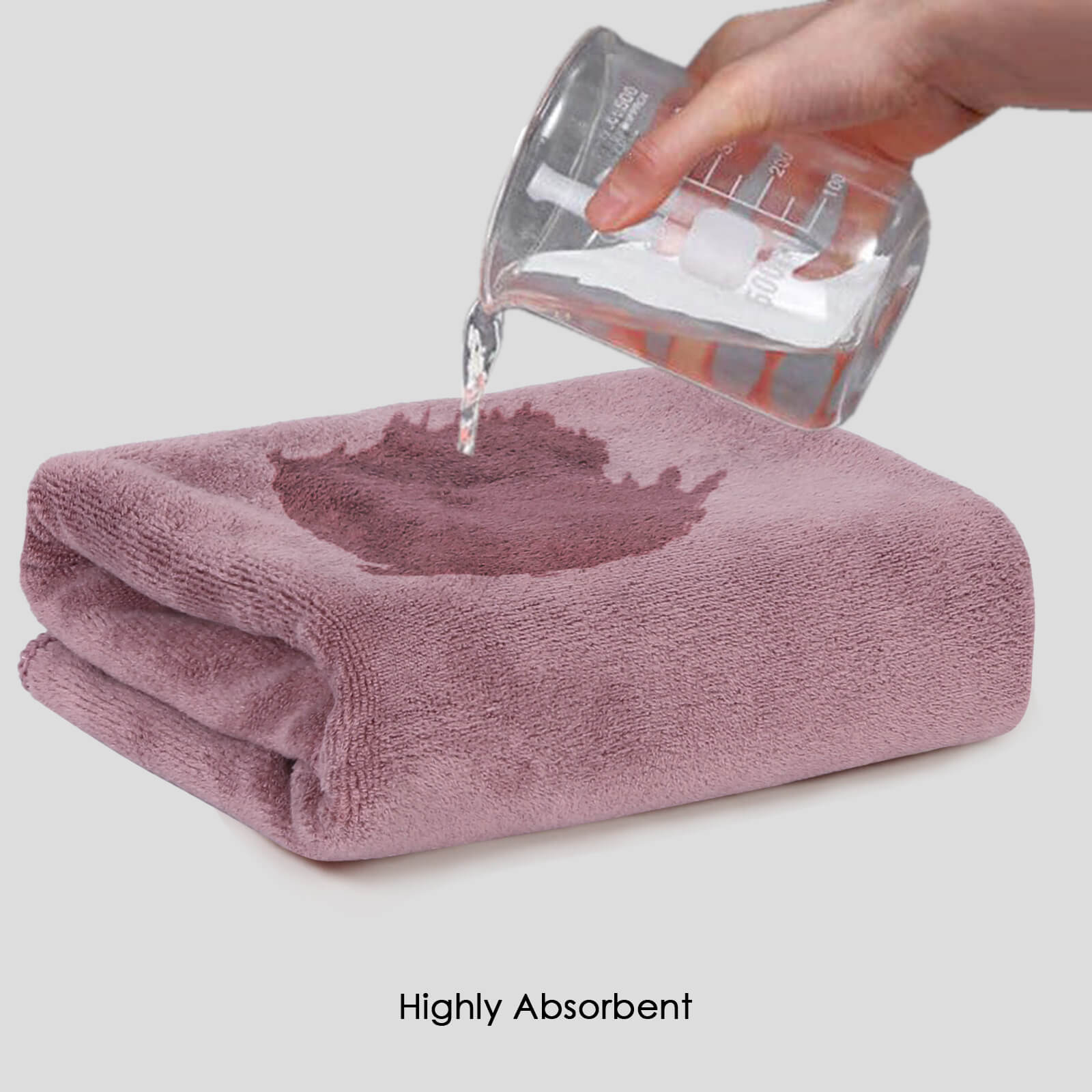 HOUSSE Premium Microfiber Bath Towel - Extra Large 75x150cm Quick Dry Towels for Women Men & Kids | Super Soft Plush 550 GSM | Ultra Absorbent for Home Swimming Sports & Travel