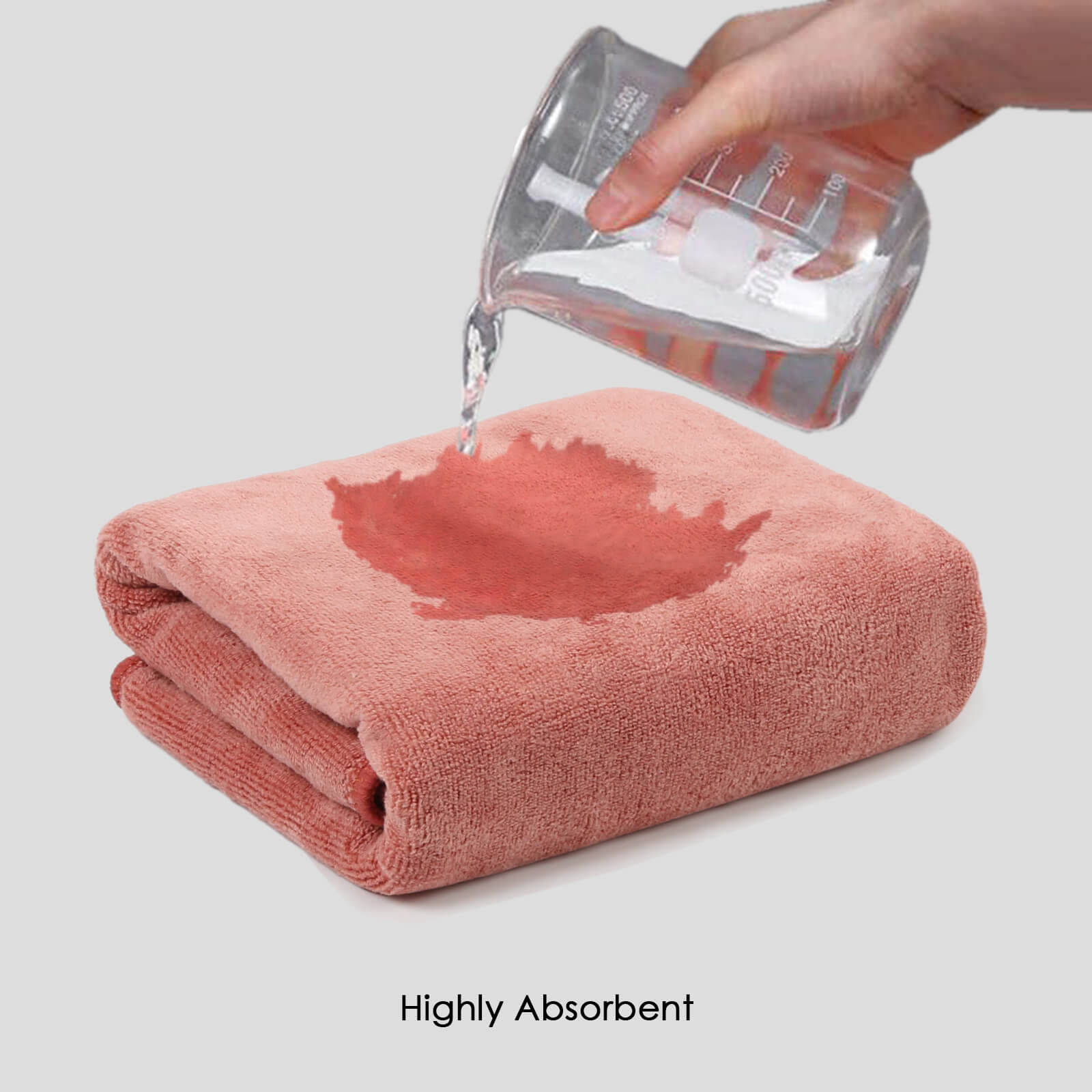 HOUSSE Premium Microfiber Bath Towel - Extra Large 75x150cm Quick Dry Towels for Women Men & Kids | Super Soft Plush 550 GSM | Ultra Absorbent for Home Swimming Sports & Travel