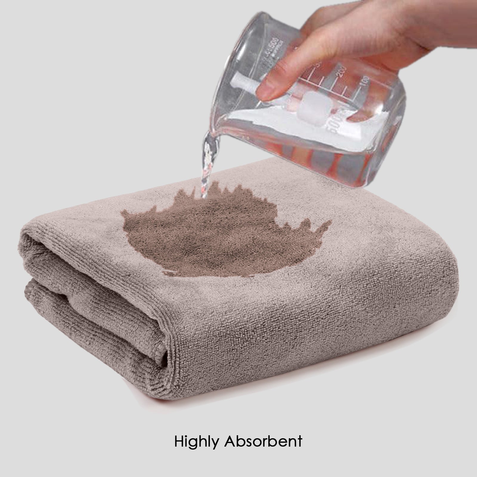 HOUSSE Premium Microfiber Bath Towel - Extra Large 75x150cm Quick Dry Towels for Women Men & Kids | Super Soft Plush 550 GSM | Ultra Absorbent for Home Swimming Sports & Travel