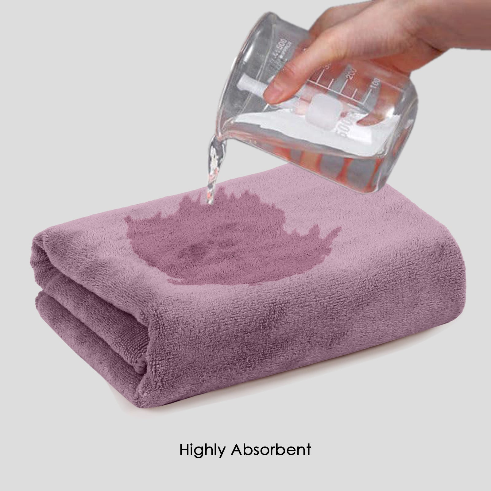 HOUSSE Premium Microfiber Bath Towel - Extra Large 75x150cm Quick Dry Towels for Women Men & Kids | Super Soft Plush 550 GSM | Ultra Absorbent for Home Swimming Sports & Travel