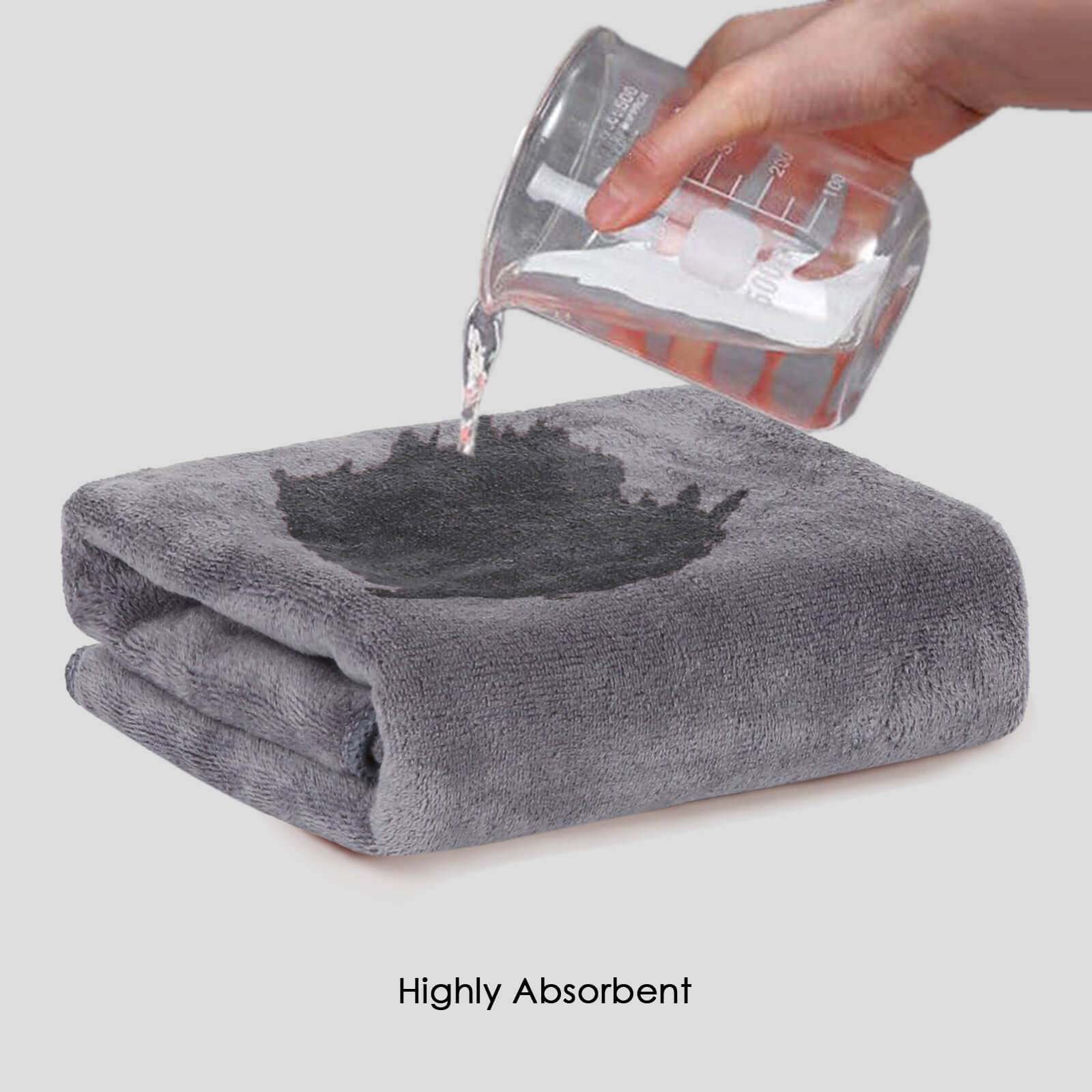 HOUSSE Premium Microfiber Bath Towel - Extra Large 75x150cm Quick Dry Towels for Women Men & Kids | Super Soft Plush 550 GSM | Ultra Absorbent for Home Swimming Sports & Travel