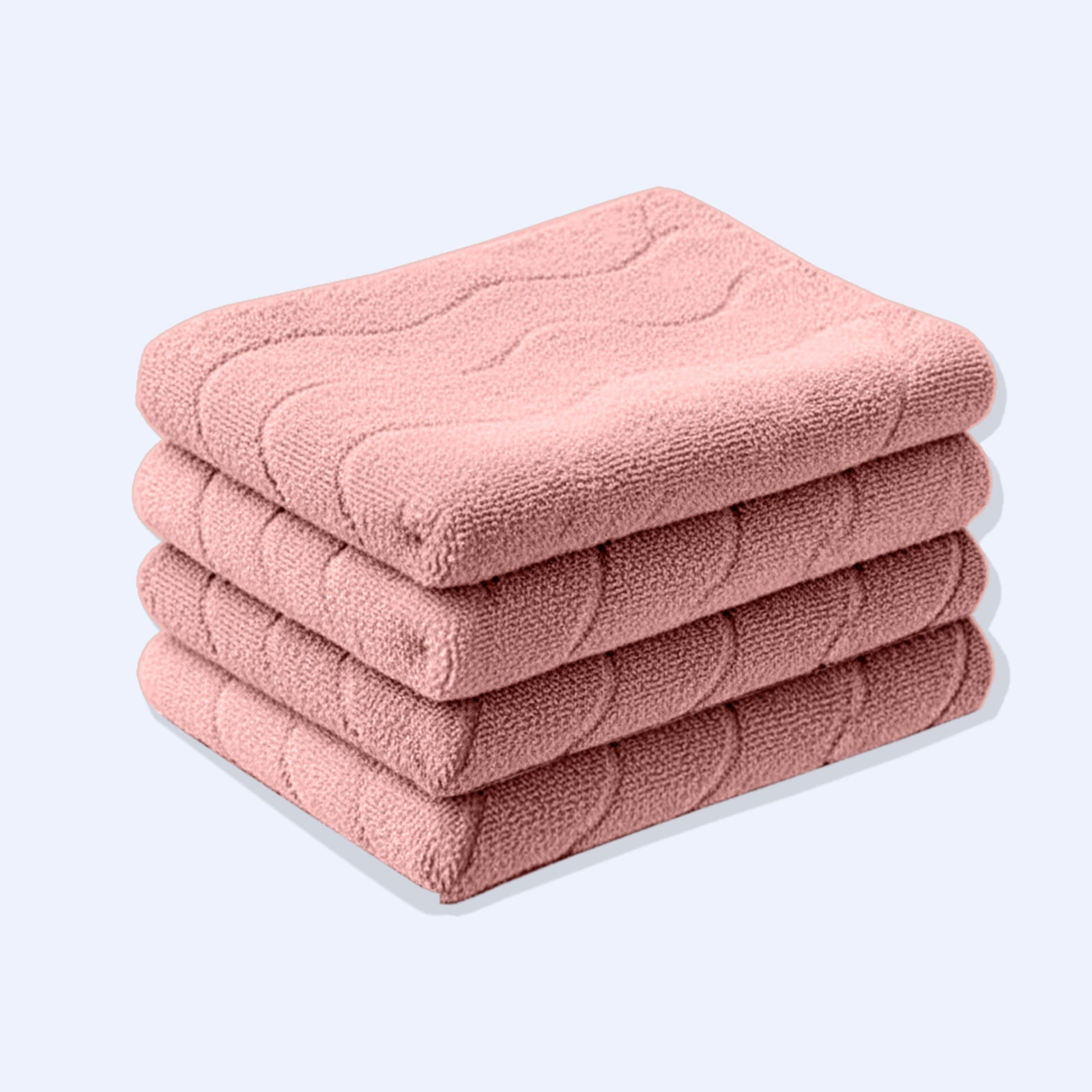 HOUSSE Microfiber Face Towel – Super Soft & Quick-Drying Coral Fleece, 30 x 30 cm