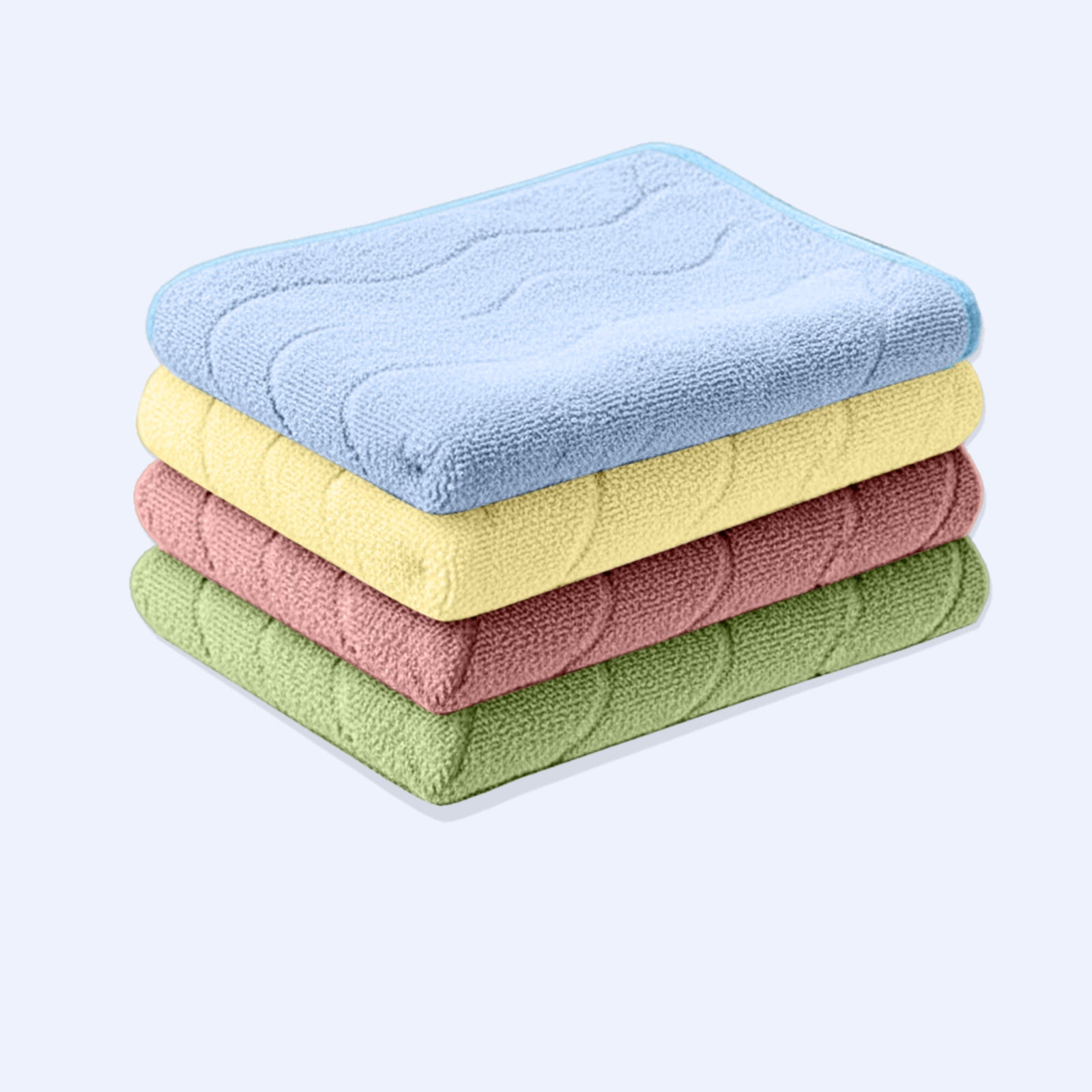 HOUSSE Microfiber Face Towel – Super Soft & Quick-Drying Coral Fleece, 30 x 30 cm