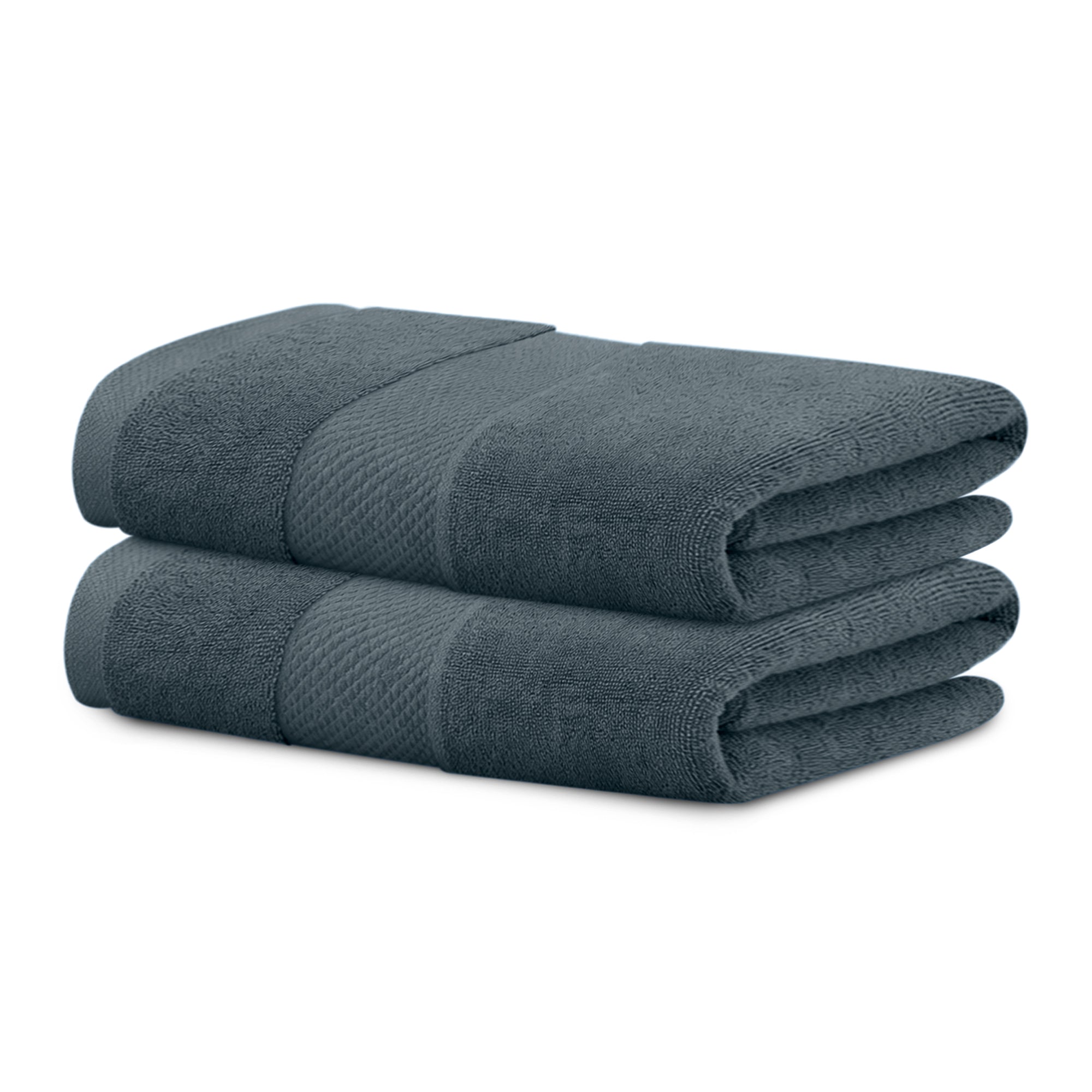 HOUSSE Alvora Cotton Bath Towels |Large Size (75 cms x 150 cms) - Quick Absorption &Faster Drying Bath Towel | 450 GSM | Cotton Towel for Men/Women | Urban Comfort