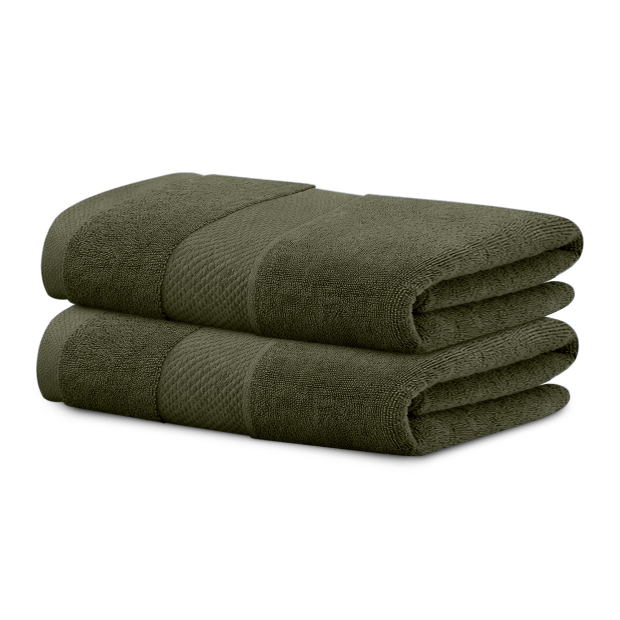 HOUSSE Alvora Cotton Bath Towels |Large Size (75 cms x 150 cms) - Quick Absorption &Faster Drying Bath Towel | 450 GSM | Cotton Towel for Men/Women | Urban Comfort