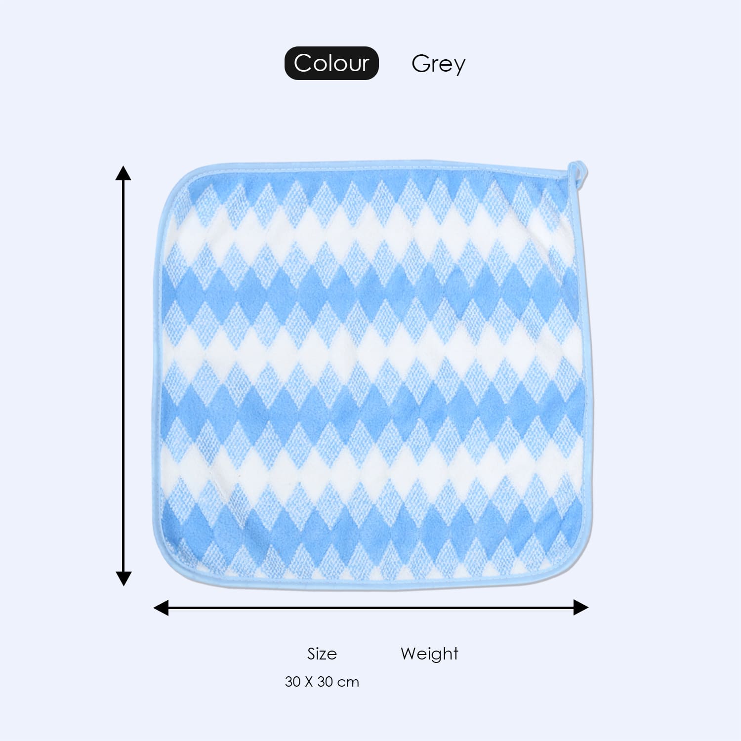 HOUSSE Microfiber Iris Face Towels Ideal for Women & Men |Soft Touch |Lint Free | Fast Dry Towels| Travel-Friendly | Best Use for Gym, Yoga, Spa, Pool, Hotels, Beach 360 GSM (30x30)