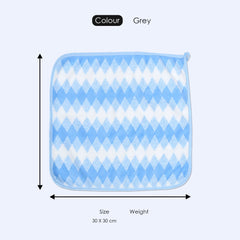 HOUSSE Microfiber Iris Face Towels Ideal for Women & Men |Soft Touch |Lint Free | Fast Dry Towels| Travel-Friendly | Best Use for Gym, Yoga, Spa, Pool, Hotels, Beach 360 GSM (30x30)