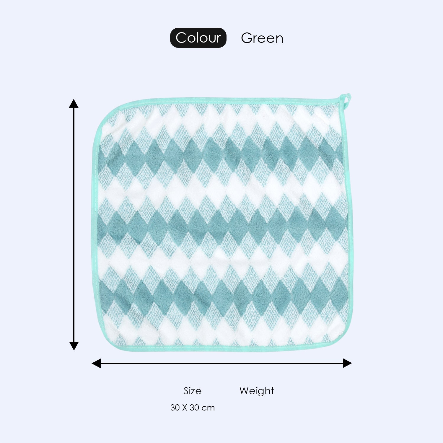 HOUSSE Microfiber Iris Face Towels Ideal for Women & Men |Soft Touch |Lint Free | Fast Dry Towels| Travel-Friendly | Best Use for Gym, Yoga, Spa, Pool, Hotels, Beach 360 GSM (30x30)