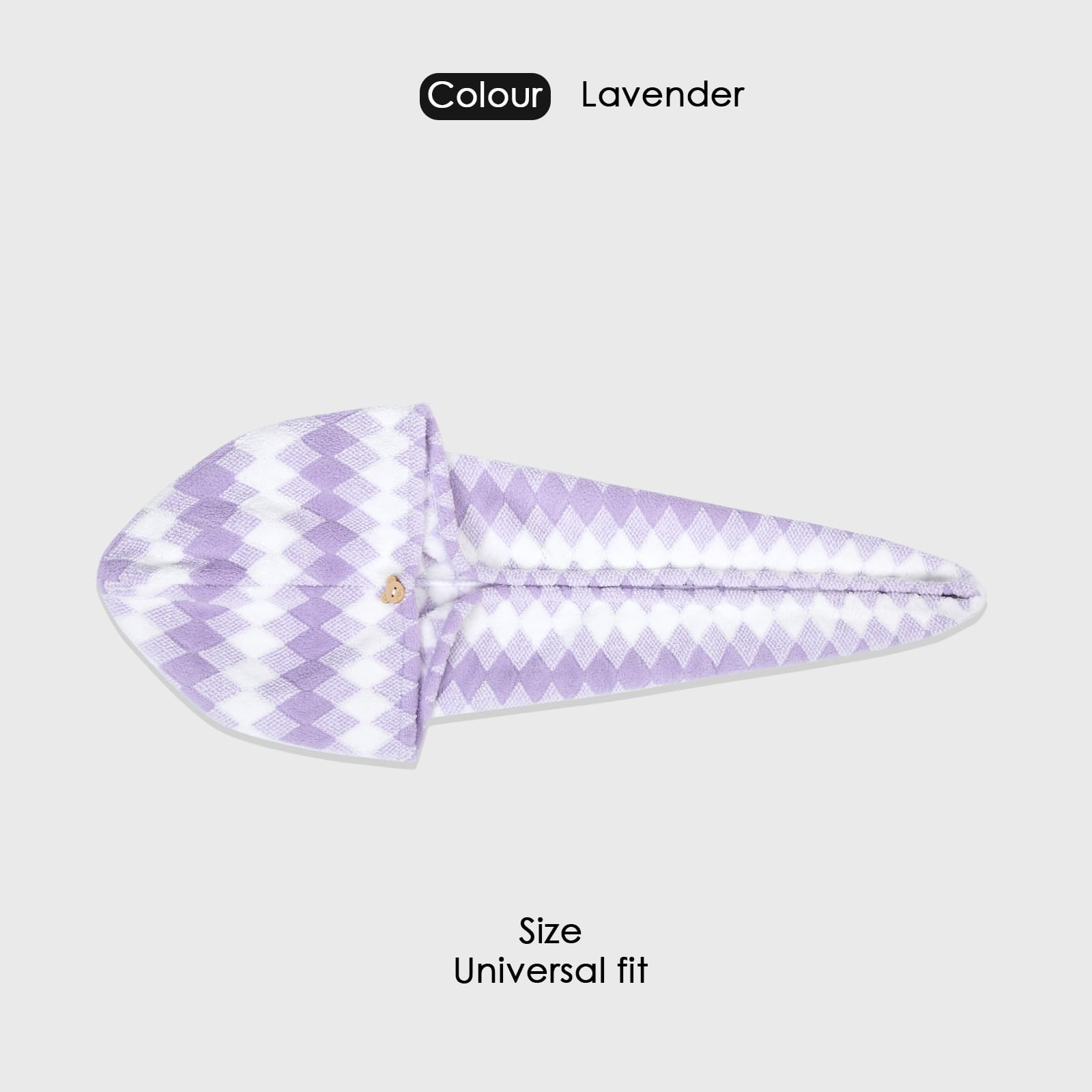 HOUSSE Microfiber Iris Head Wrap Ideal for Women |Soft Touch |Lint Free | Fast Dry Towels| Travel-Friendly | 360 GSM