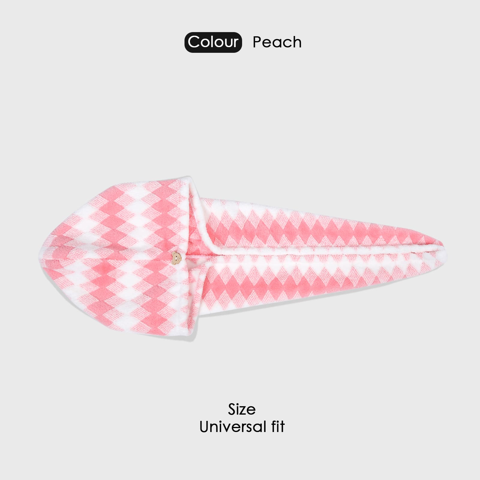 HOUSSE Microfiber Iris Head Wrap Ideal for Women |Soft Touch |Lint Free | Fast Dry Towels| Travel-Friendly | 360 GSM