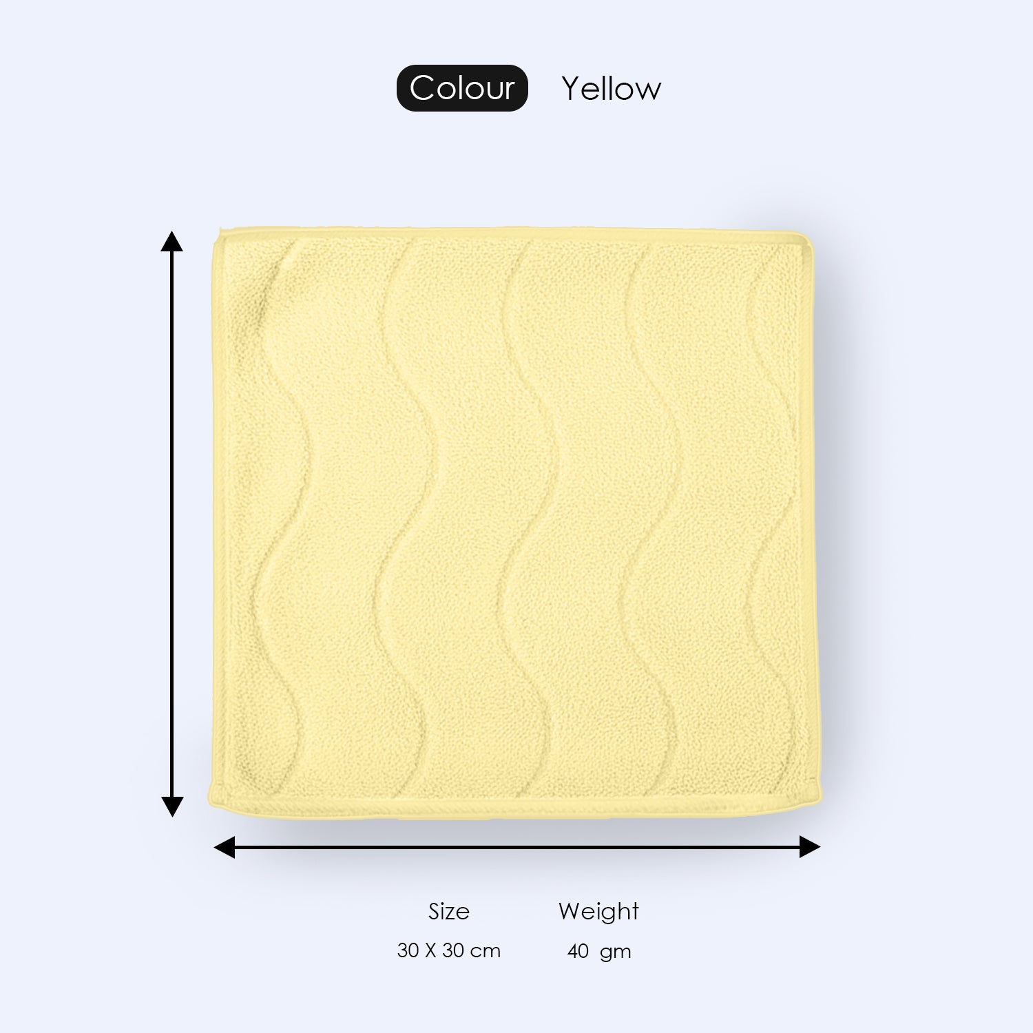 HOUSSE Microfiber Face Towel – Super Soft & Quick-Drying Coral Fleece, 30 x 30 cm