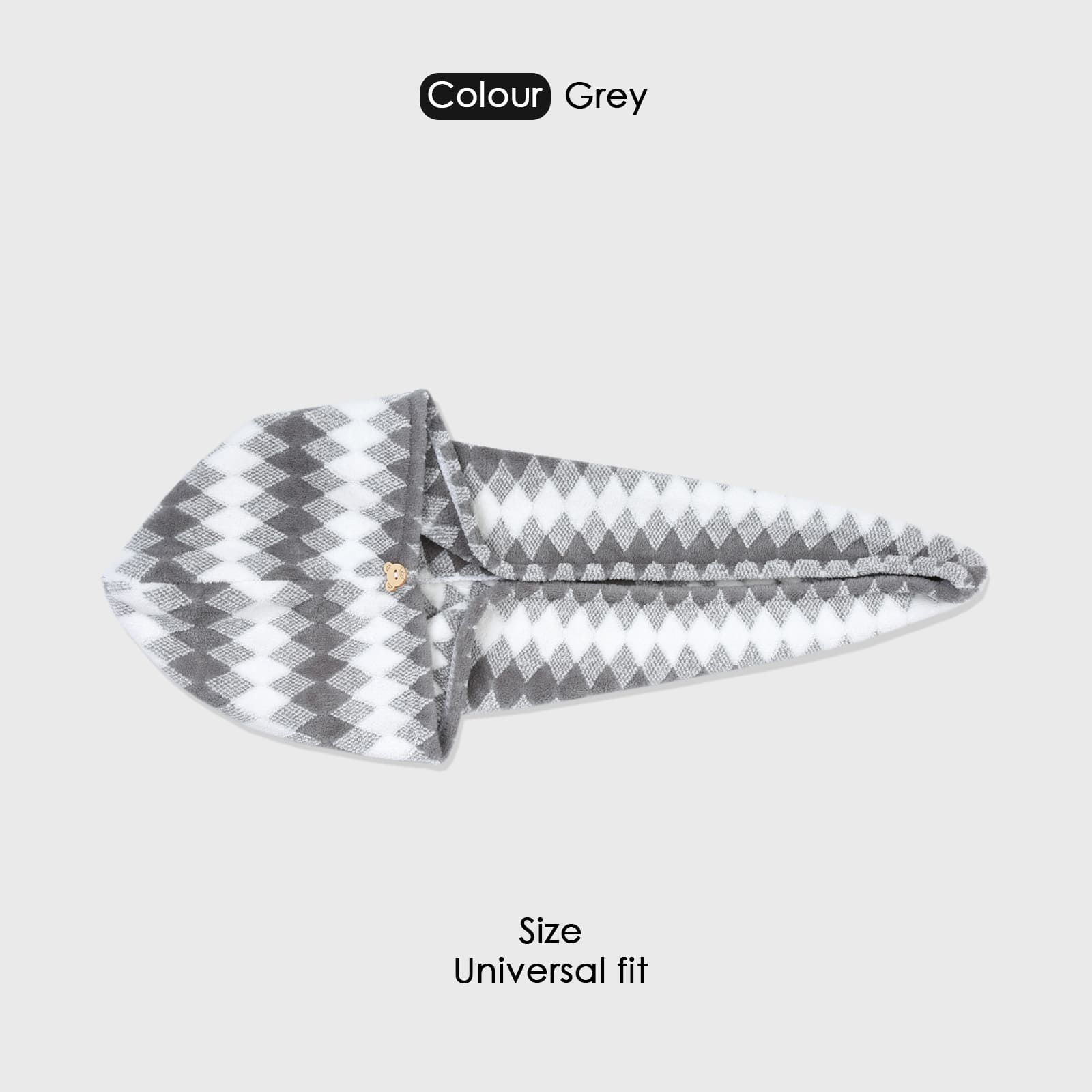 HOUSSE Microfiber Iris Head Wrap Ideal for Women |Soft Touch |Lint Free | Fast Dry Towels| Travel-Friendly | 360 GSM