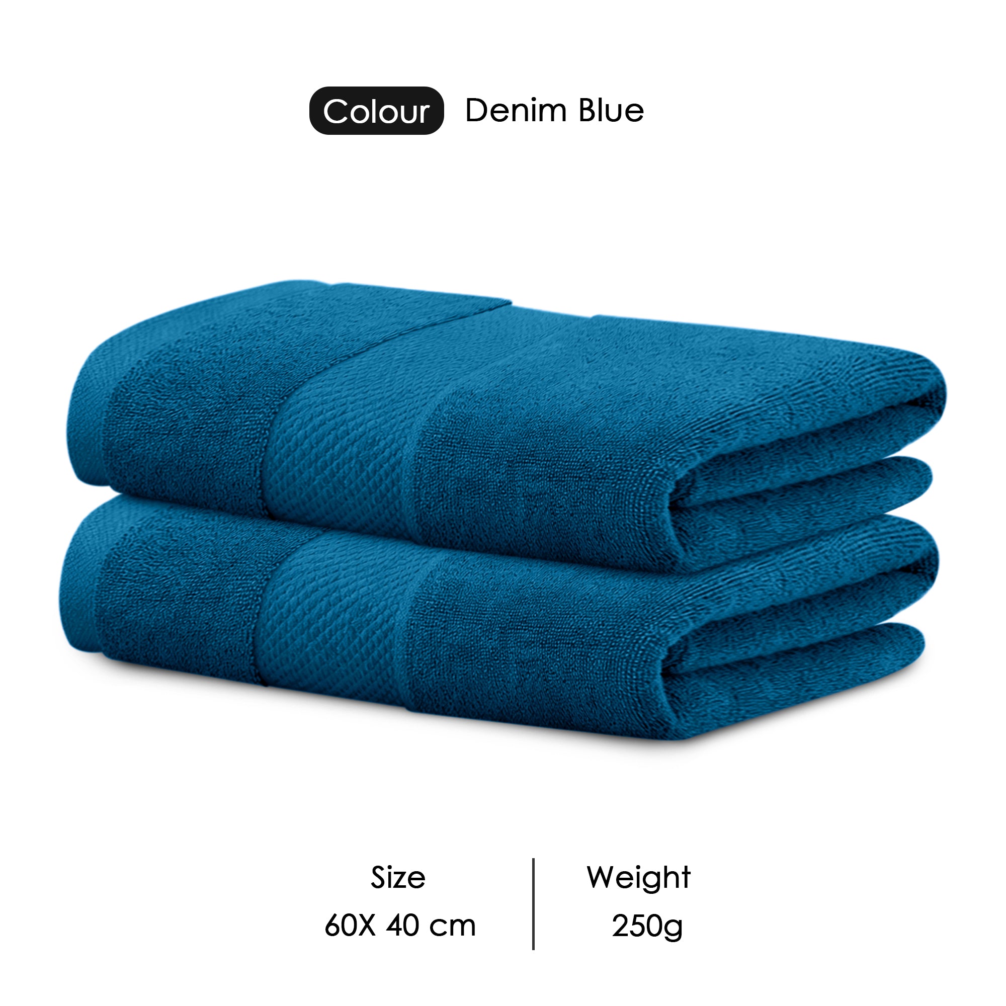 HOUSSE Alvora Cotton Bath Towels |Large Size (75 cms x 150 cms) - Quick Absorption &Faster Drying Bath Towel | 450 GSM | Cotton Towel for Men/Women | Urban Comfort