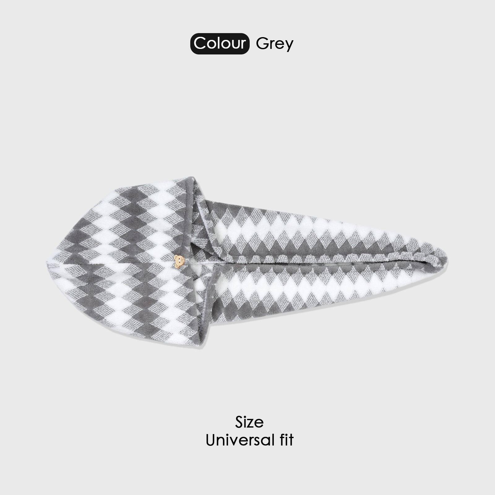 HOUSSE Microfiber Iris Head Wrap Ideal for Women |Soft Touch |Lint Free | Fast Dry Towels| Travel-Friendly | 360 GSM