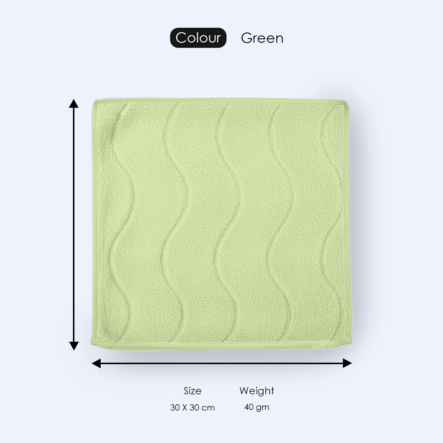 HOUSSE Microfiber Face Towel – Super Soft & Quick-Drying Coral Fleece, 30 x 30 cm