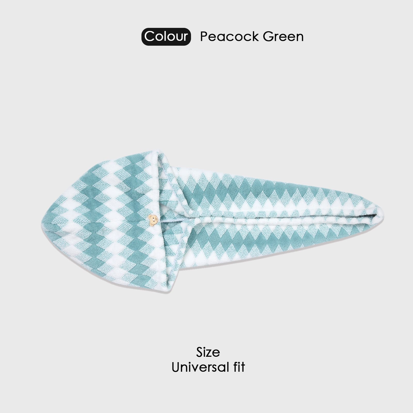 HOUSSE Microfiber Iris Head Wrap Ideal for Women |Soft Touch |Lint Free | Fast Dry Towels| Travel-Friendly | 360 GSM