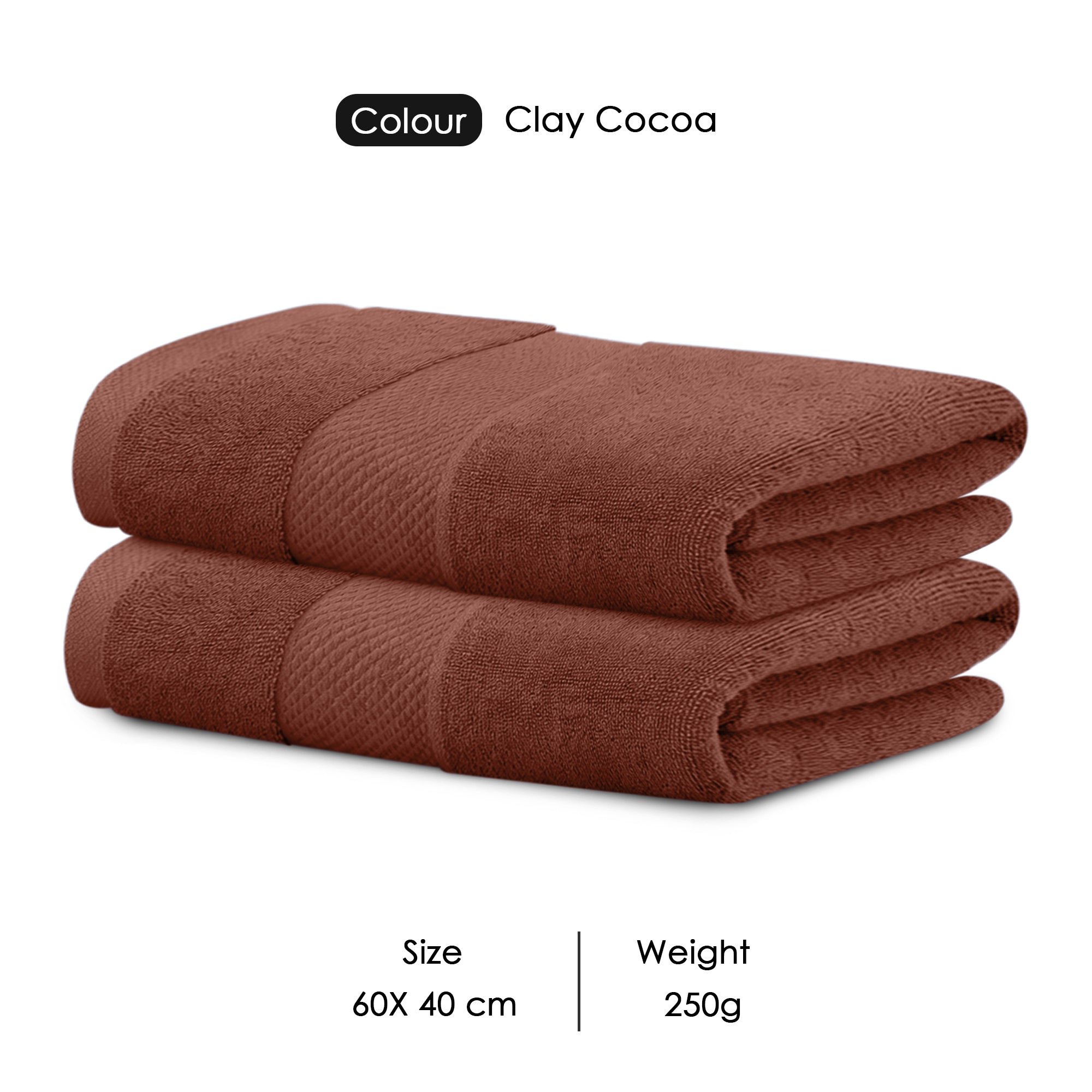 HOUSSE Alvora Cotton Bath Towels |Large Size (75 cms x 150 cms) - Quick Absorption &Faster Drying Bath Towel | 450 GSM | Cotton Towel for Men/Women | Urban Comfort