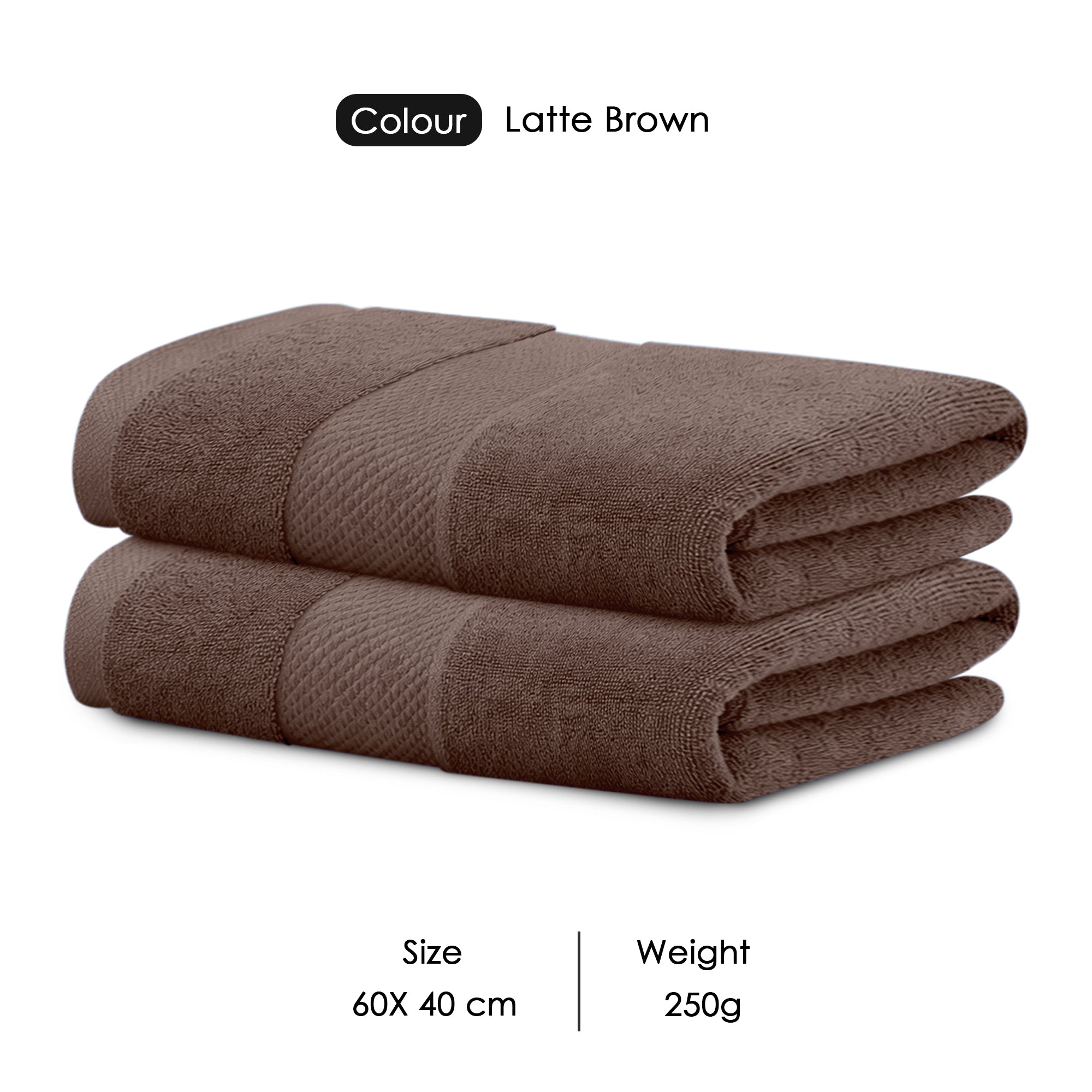 HOUSSE Alvora Cotton Bath Towels |Large Size (75 cms x 150 cms) - Quick Absorption &Faster Drying Bath Towel | 450 GSM | Cotton Towel for Men/Women | Urban Comfort