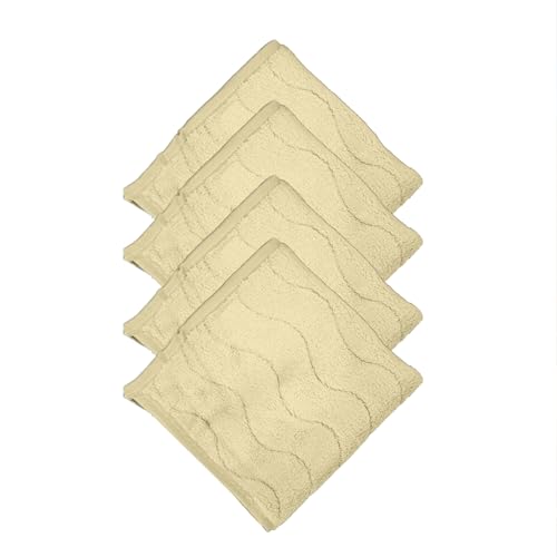 HOUSSE Microfiber Face Towel – Super Soft & Quick-Drying Coral Fleece, 30 x 30 cm (Grey)