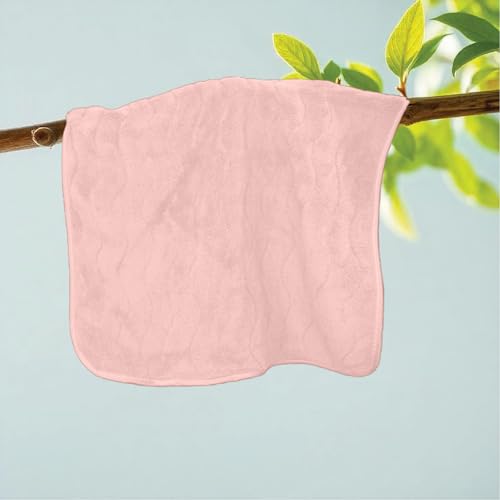HOUSSE Microfiber Face Towel – Super Soft & Quick-Drying Coral Fleece, 30 x 30 cm (Grey)