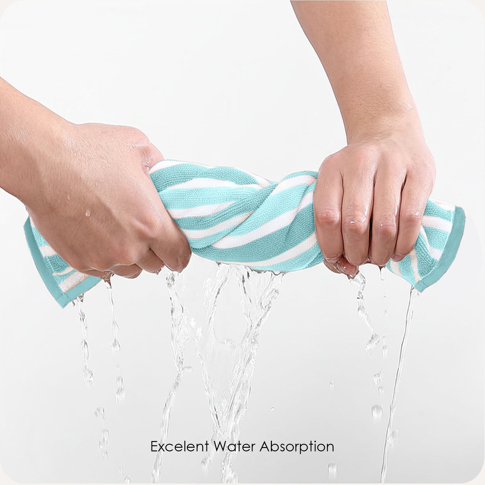 HOUSSE Premium Microfiber Face Towel | Quick Dry Towels for Women & Kids | Super Soft Plush 450 GSM | Ultra Absorbent for Home Swimming Sports & Travel