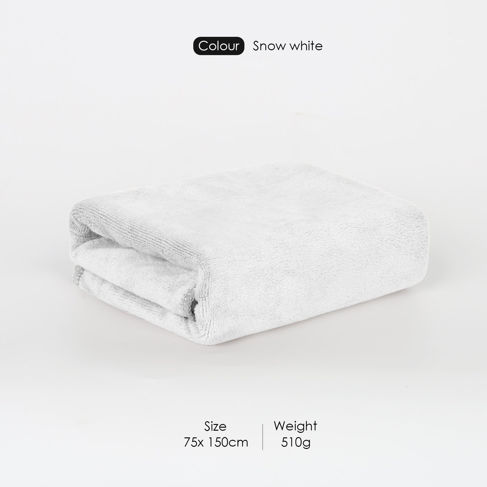 HOUSSE Premium Microfiber Bath Towel | Quick Dry Towels for Women & Kids | Super Soft Plush 450 GSM | Ultra Absorbent for Home Swimming Sports & Travel