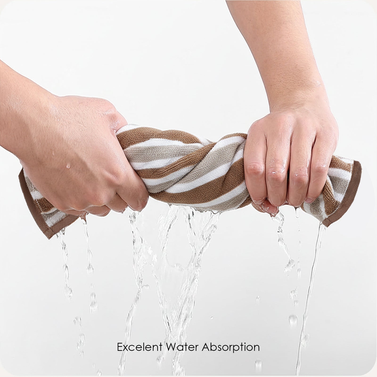 HOUSSE Premium Microfiber Face Towel | Quick Dry Towels for Women & Kids | Super Soft Plush 450 GSM | Ultra Absorbent for Home Swimming Sports & Travel