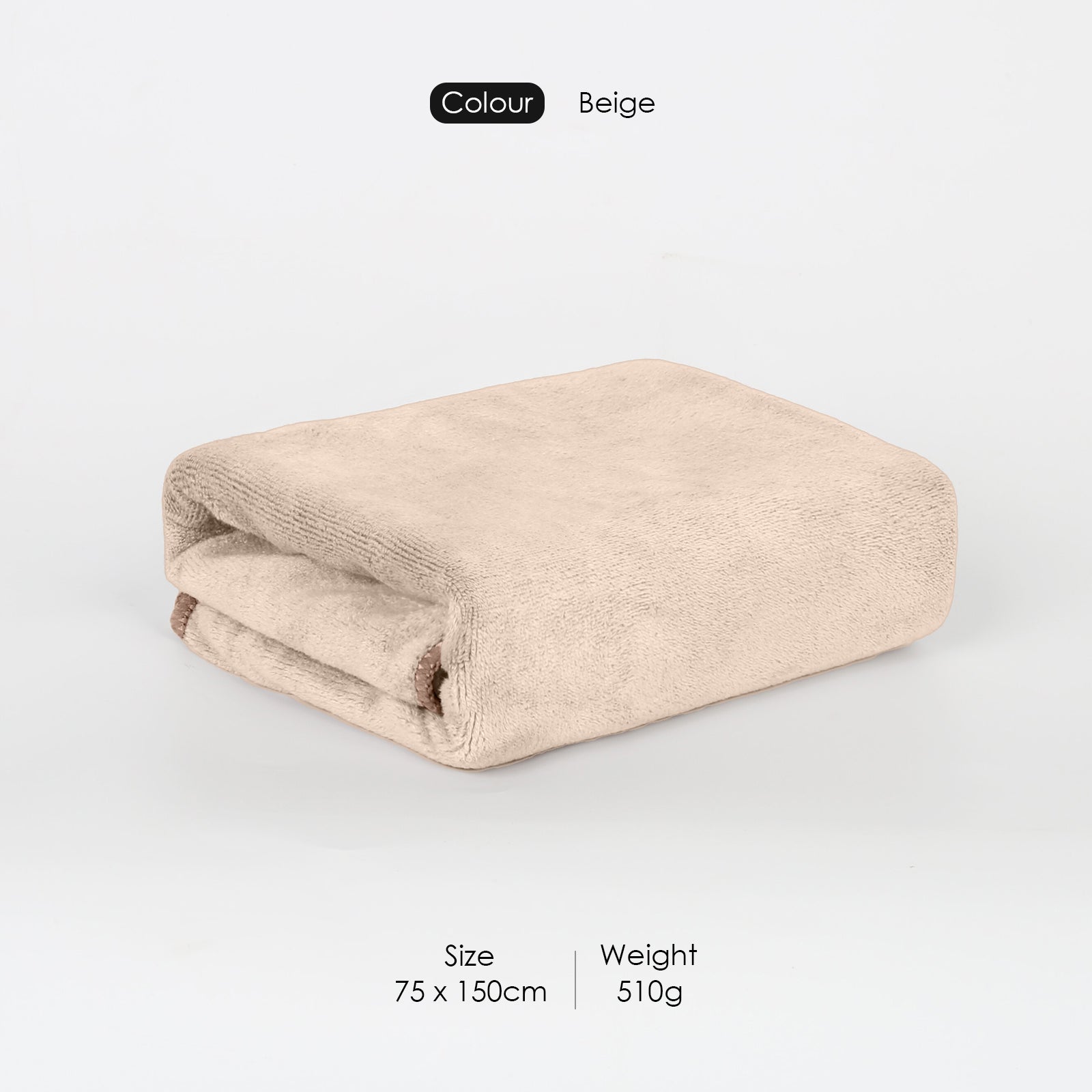 HOUSSE Premium Microfiber Bath Towel | Quick Dry Towels for Women & Kids | Super Soft Plush 450 GSM | Ultra Absorbent for Home Swimming Sports & Travel