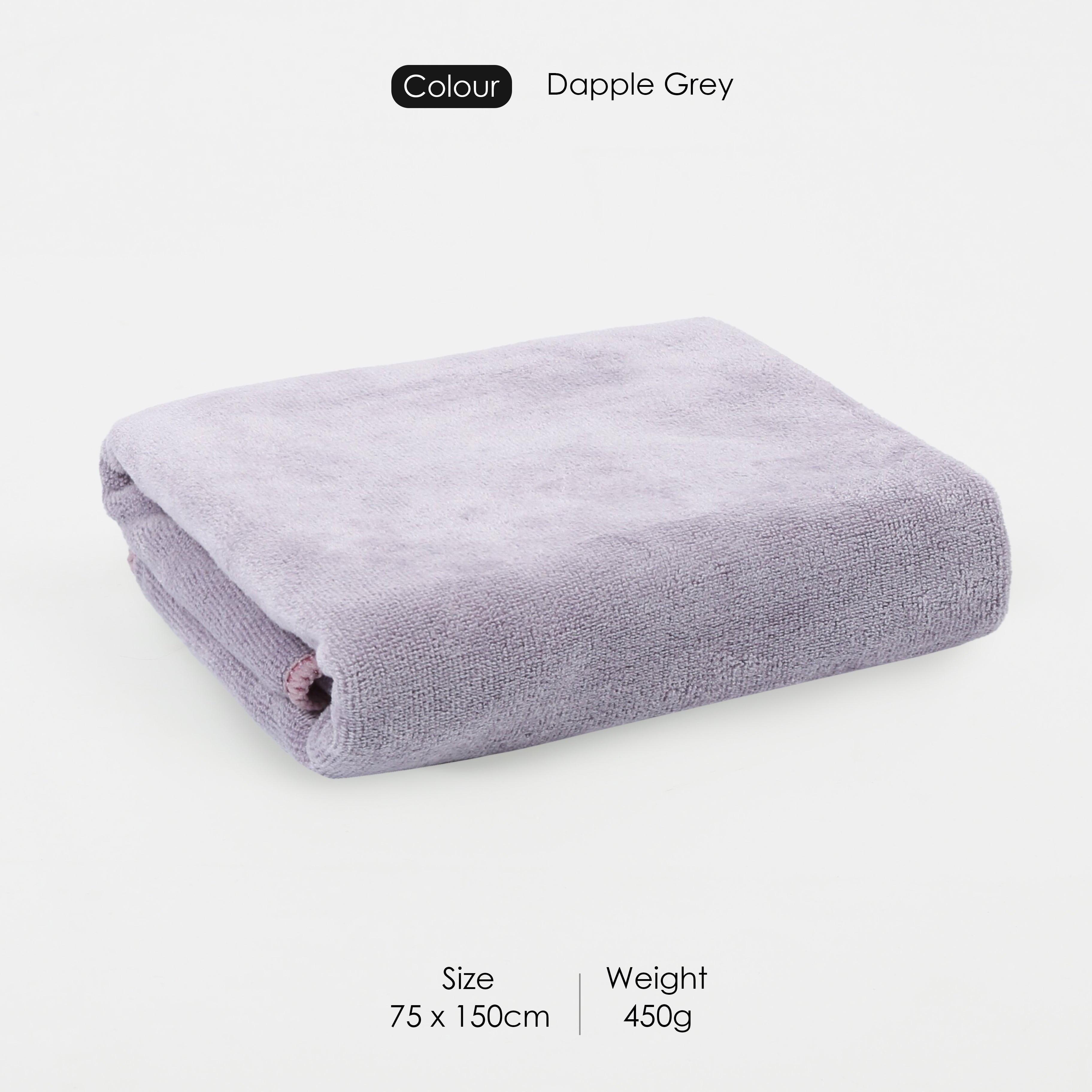 HOUSSE Premium Microfiber Bath Towel - Extra Large 75x150cm Quick Dry Towels for Women Men & Kids | Super Soft Plush 550 GSM | Ultra Absorbent for Home Swimming Sports & Travel