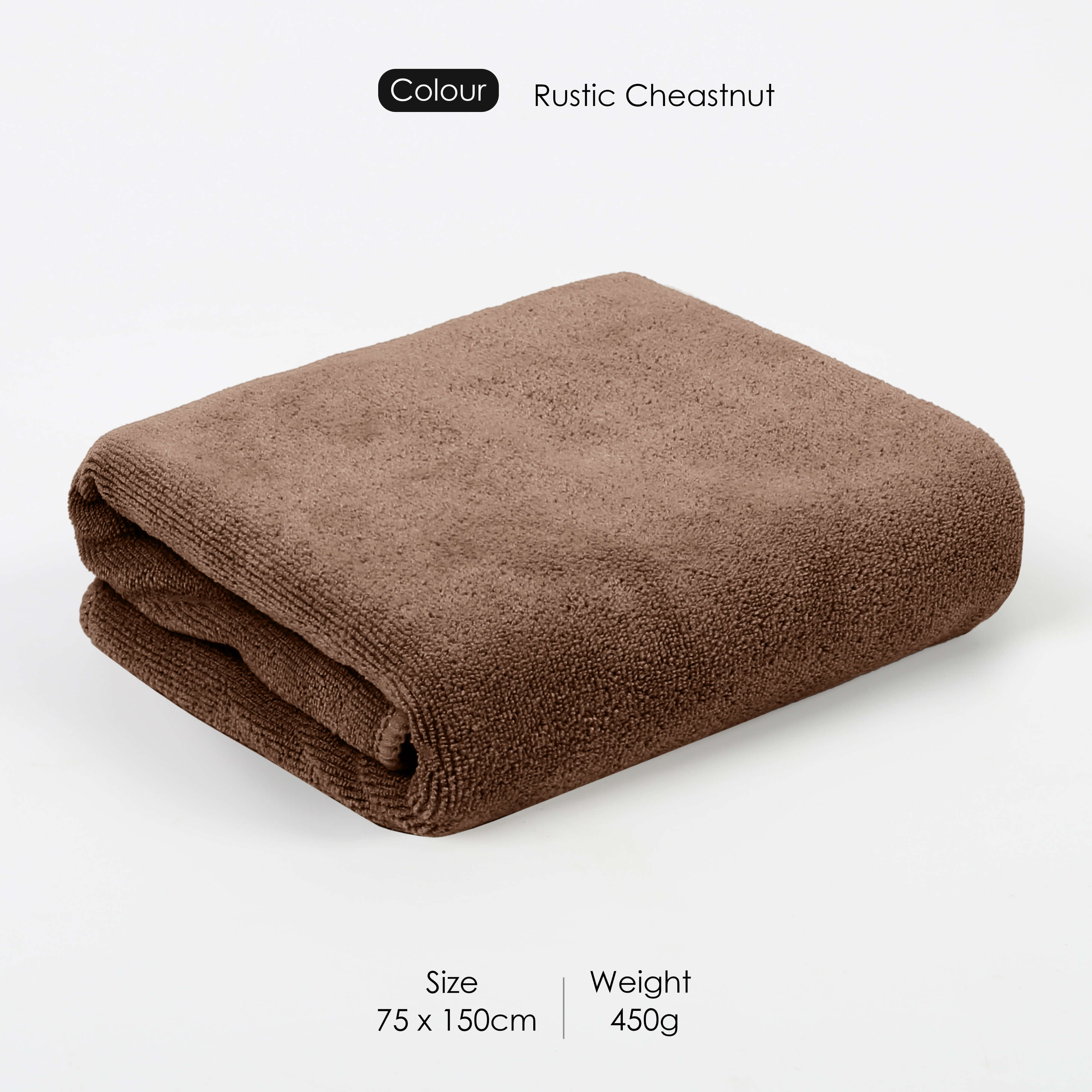 HOUSSE Premium Microfiber Bath Towel - Extra Large 75x150cm Quick Dry Towels for Women Men & Kids | Super Soft Plush 550 GSM | Ultra Absorbent for Home Swimming Sports & Travel